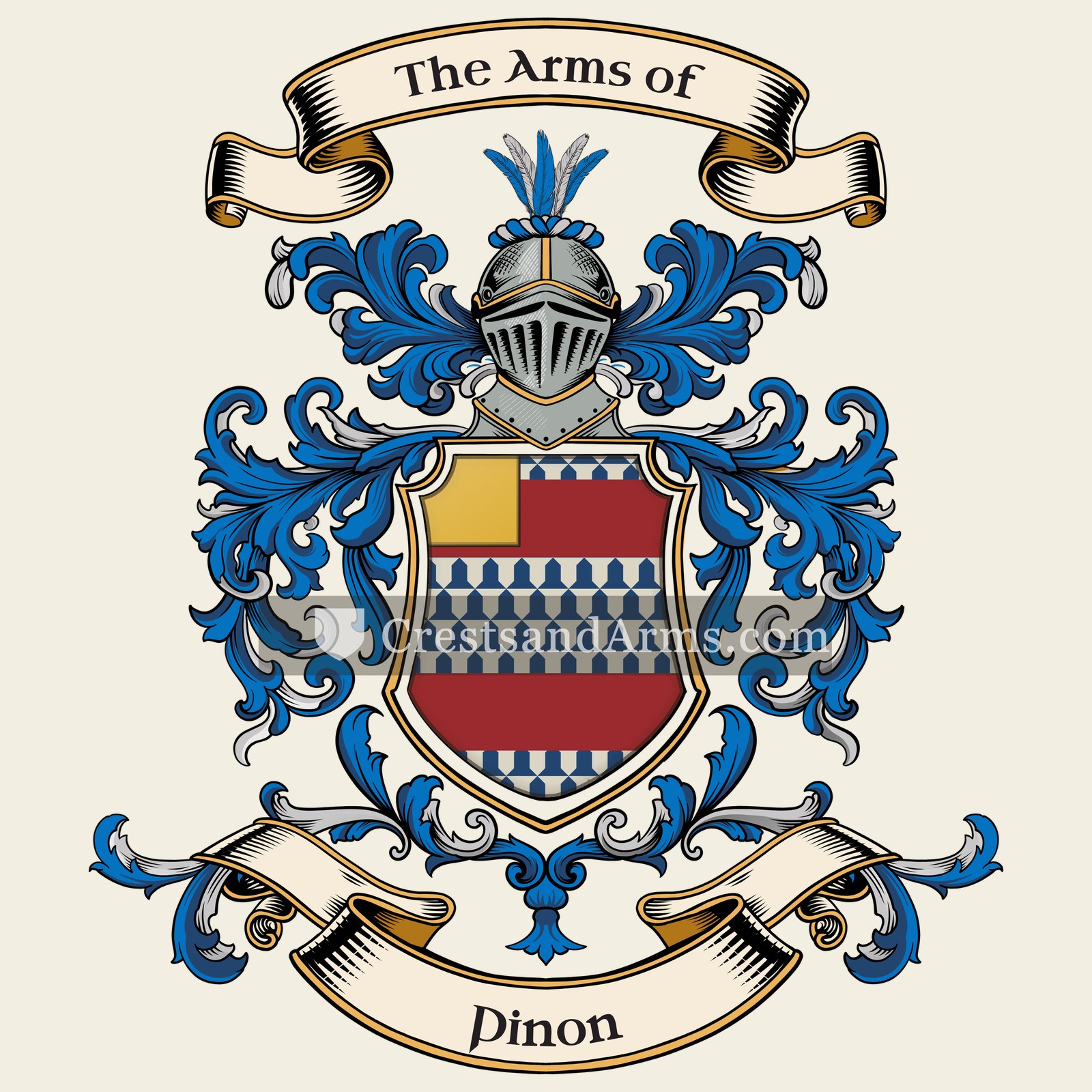 The Pinon coat of arms