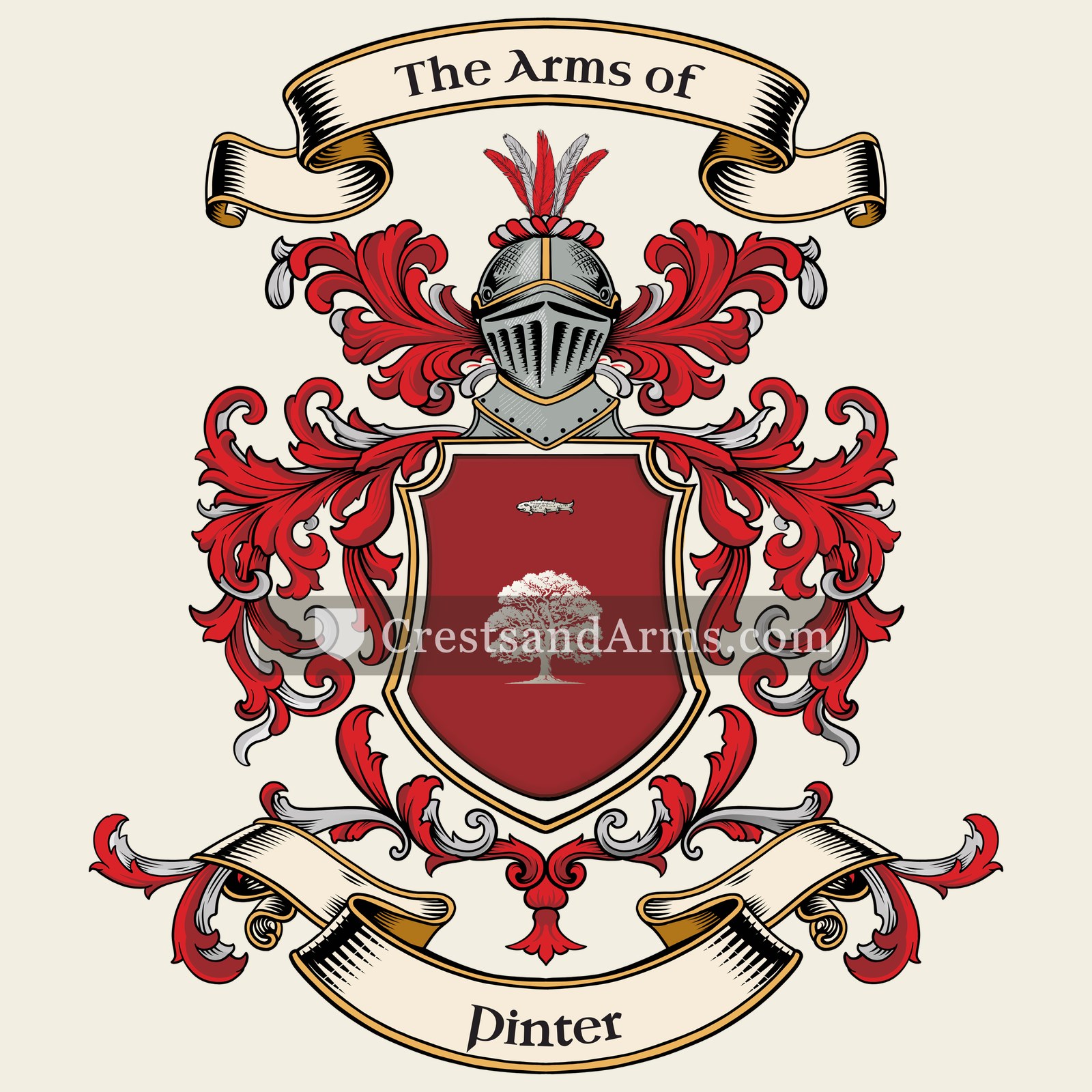 The Pinter coat of arms