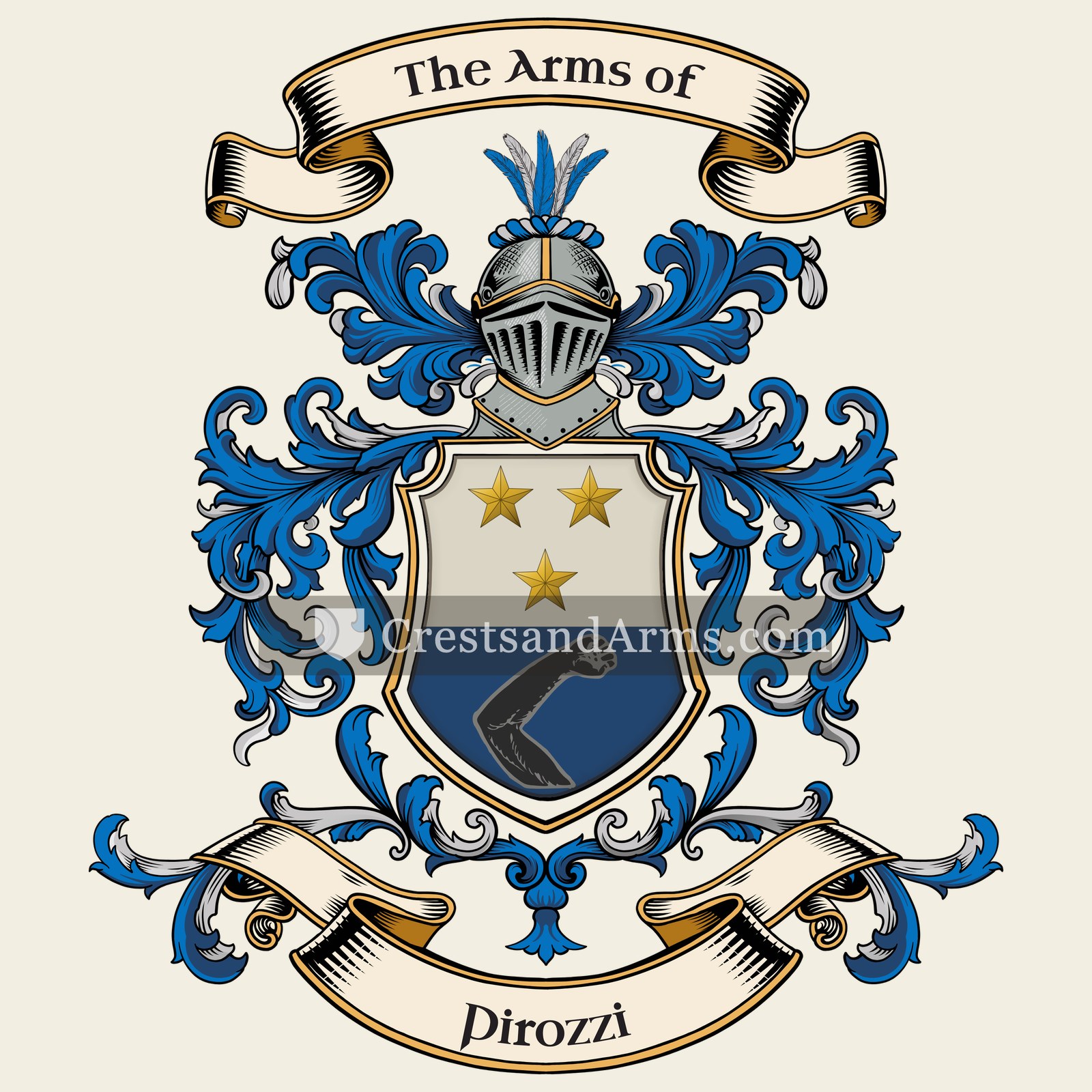 The Pirozzi coat of arms