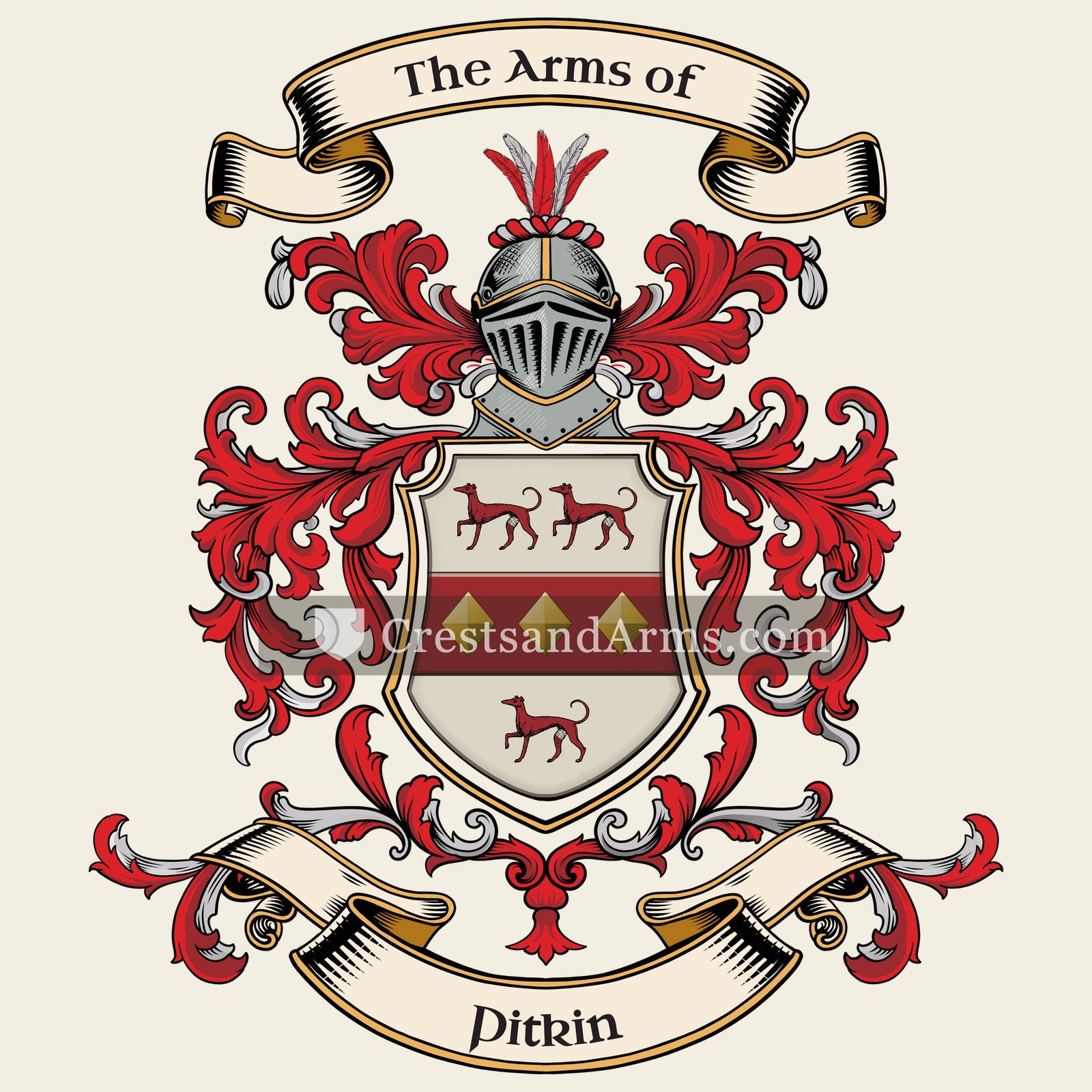 The Pitkin coat of arms