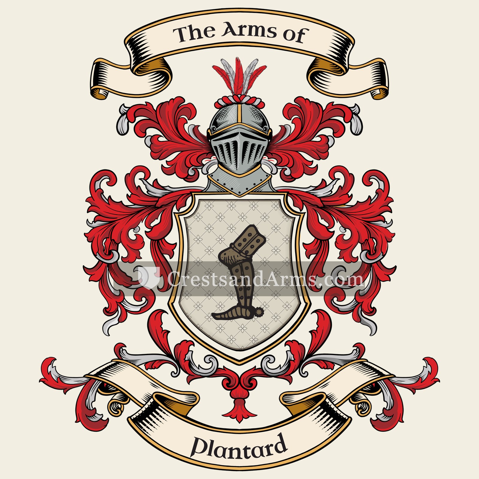 The Plantard coat of arms