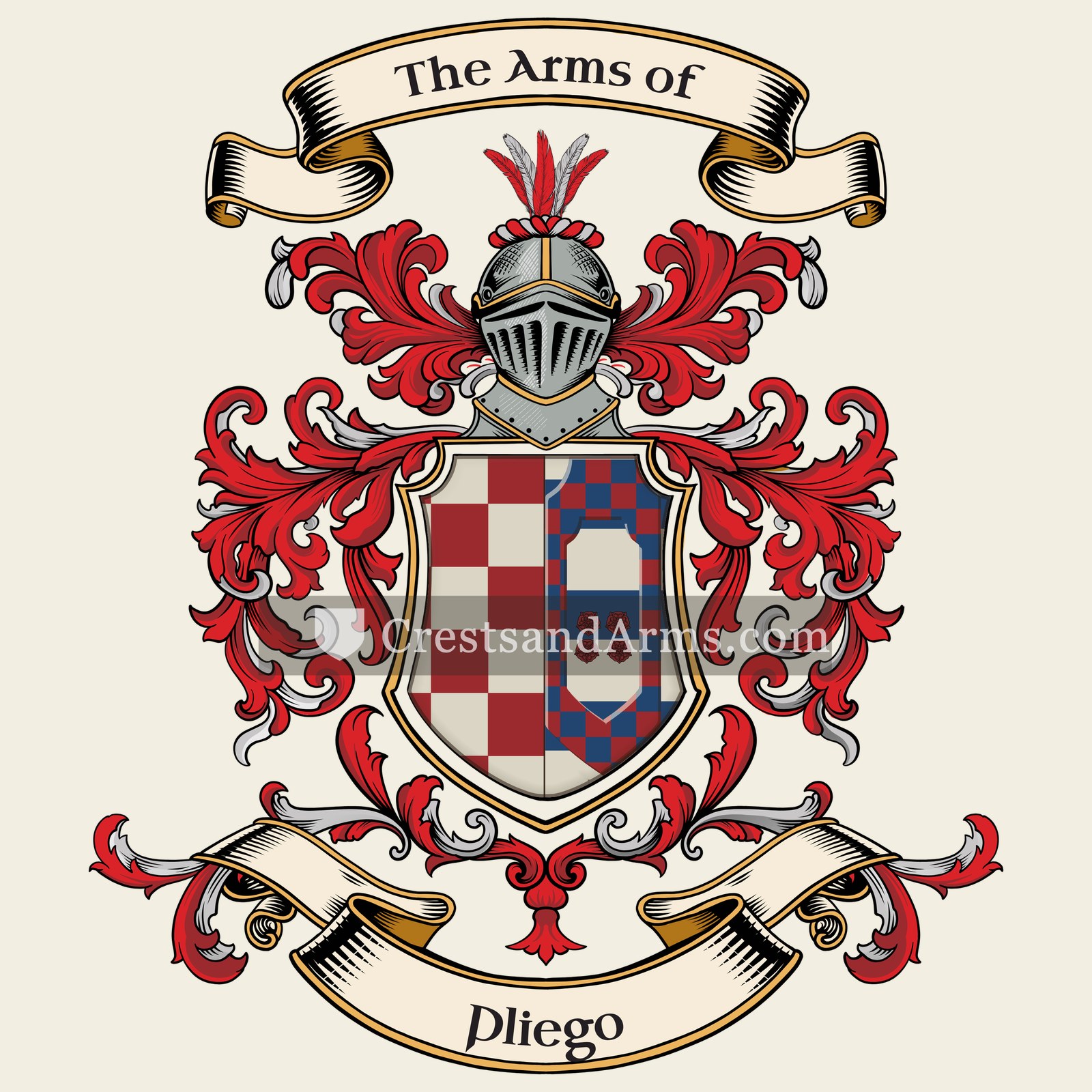 The Pliego coat of arms