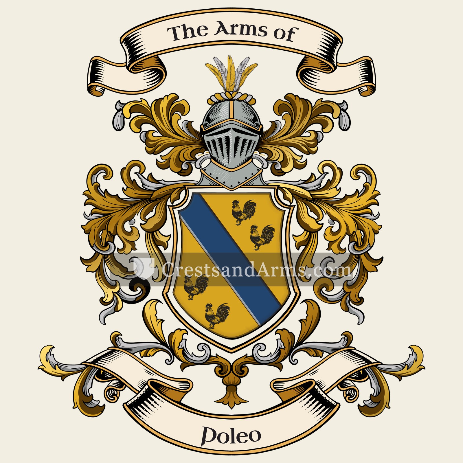 The Poleo coat of arms