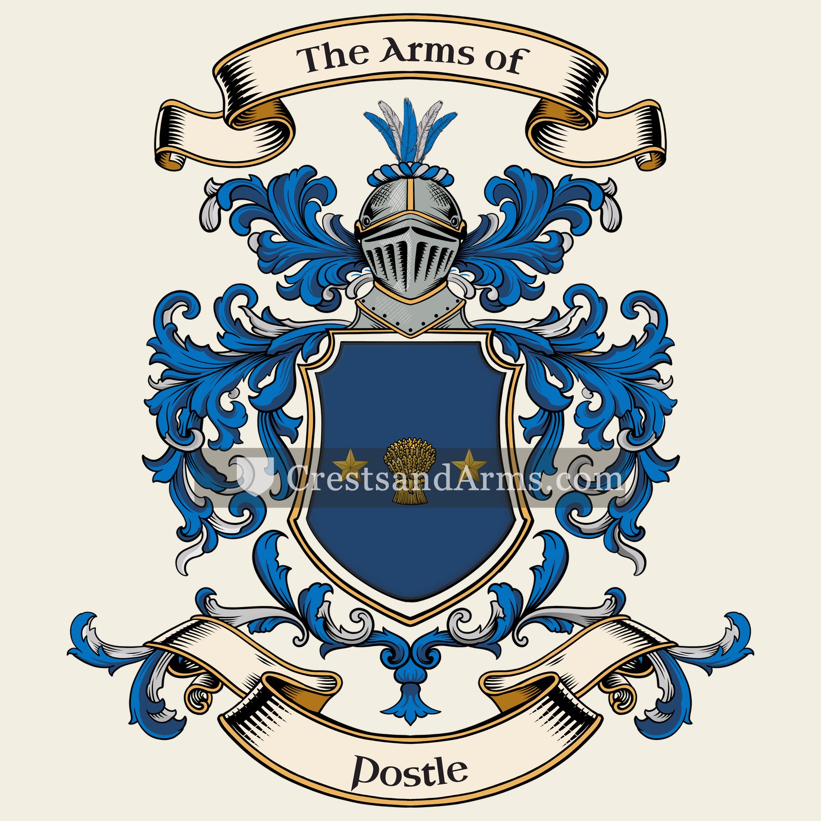 The Postle coat of arms