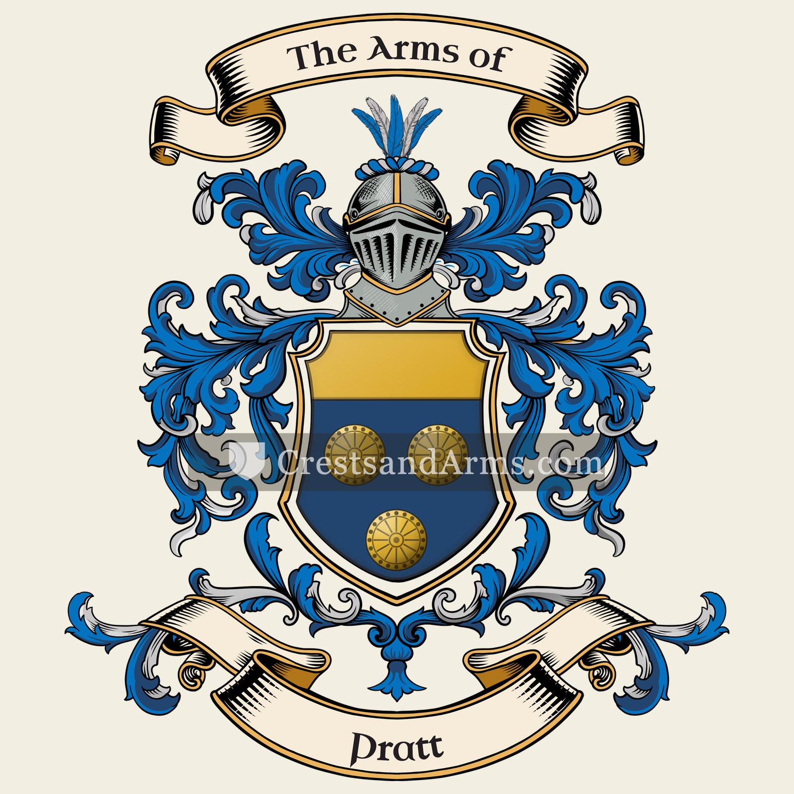 The Pratt coat of arms