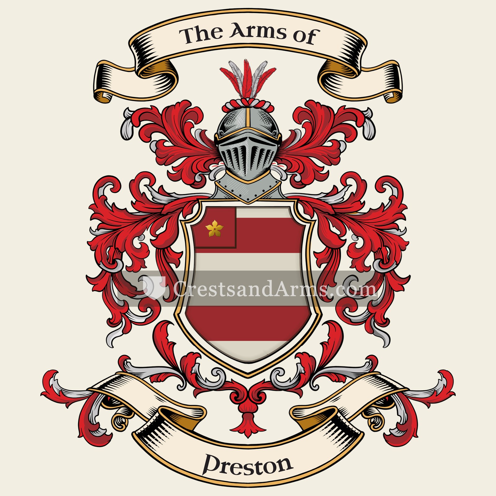 The Preston coat of arms