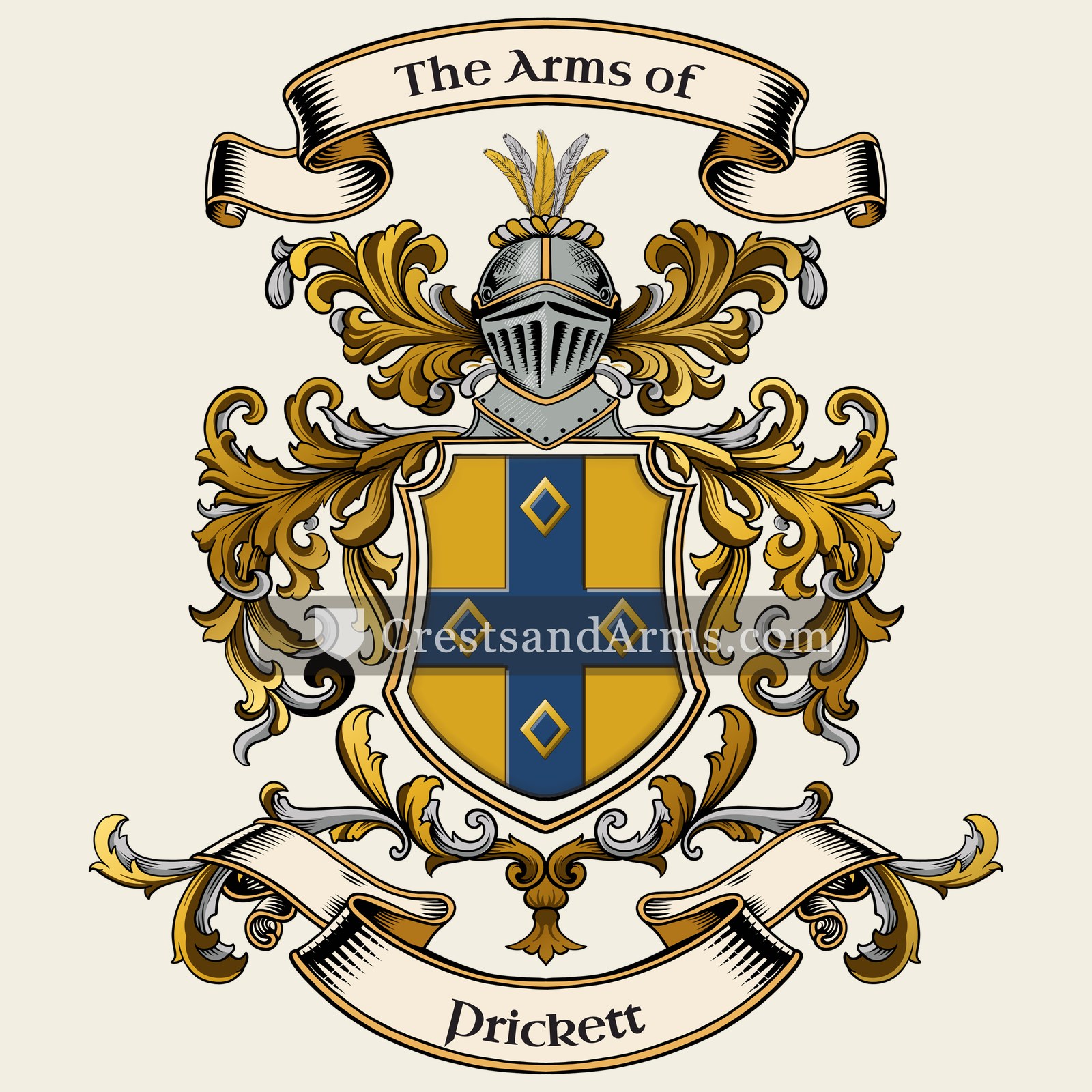 The Prickett coat of arms