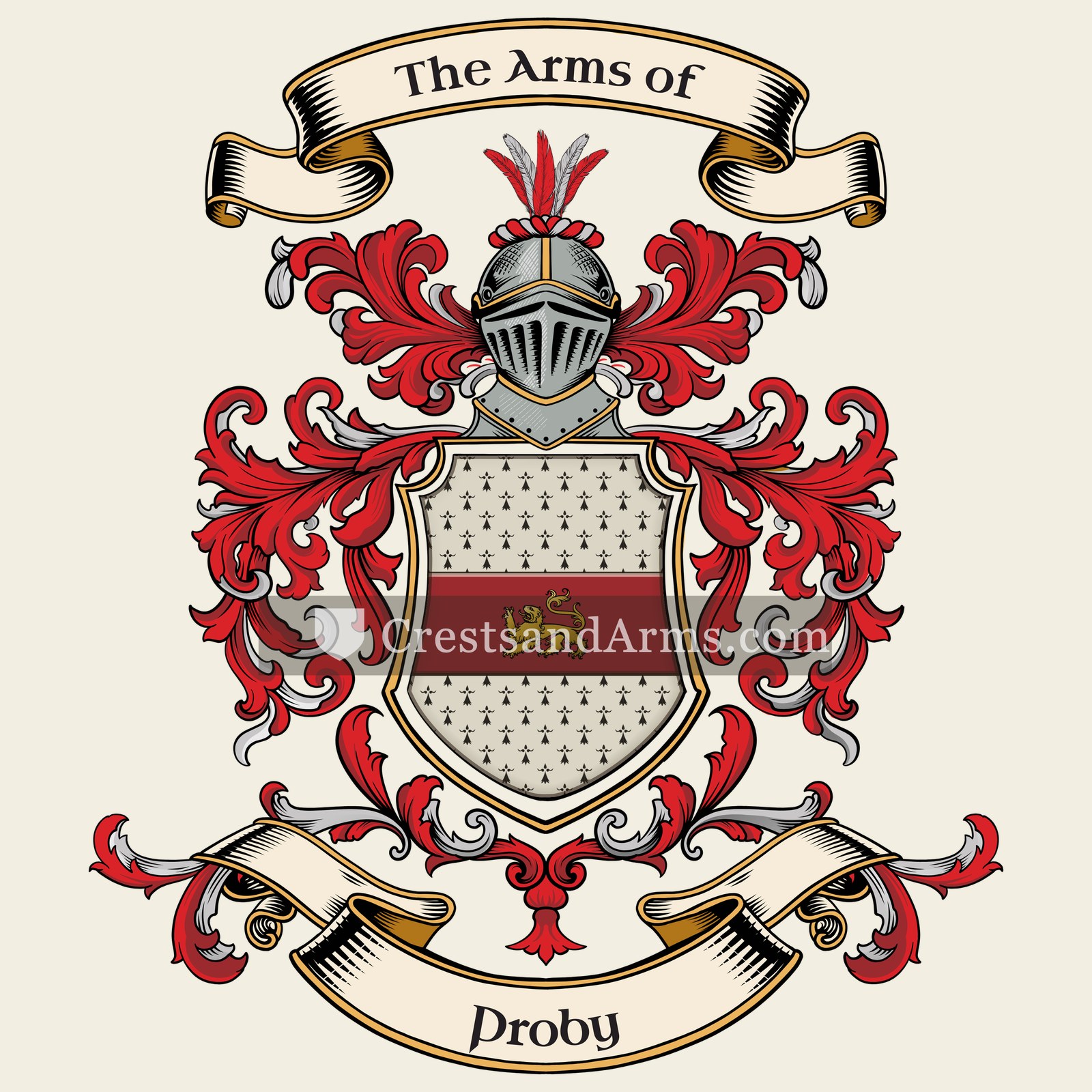 The Proby coat of arms
