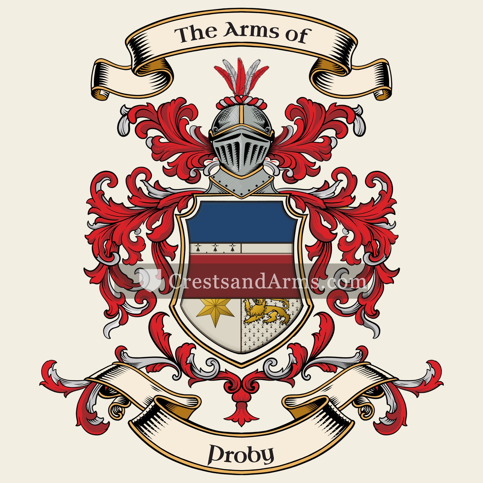 The Proby coat of arms