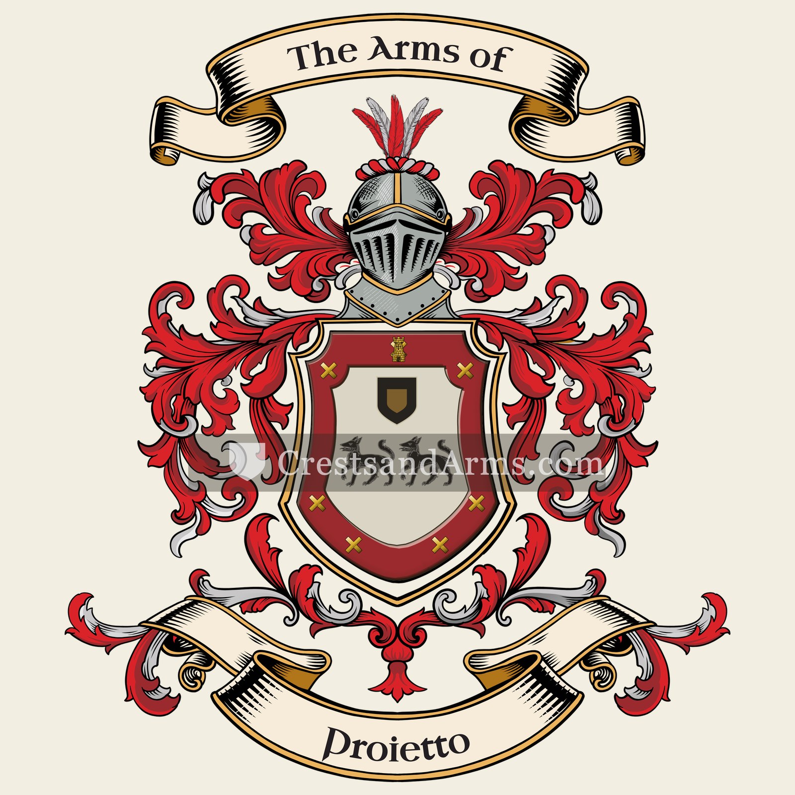 The arms