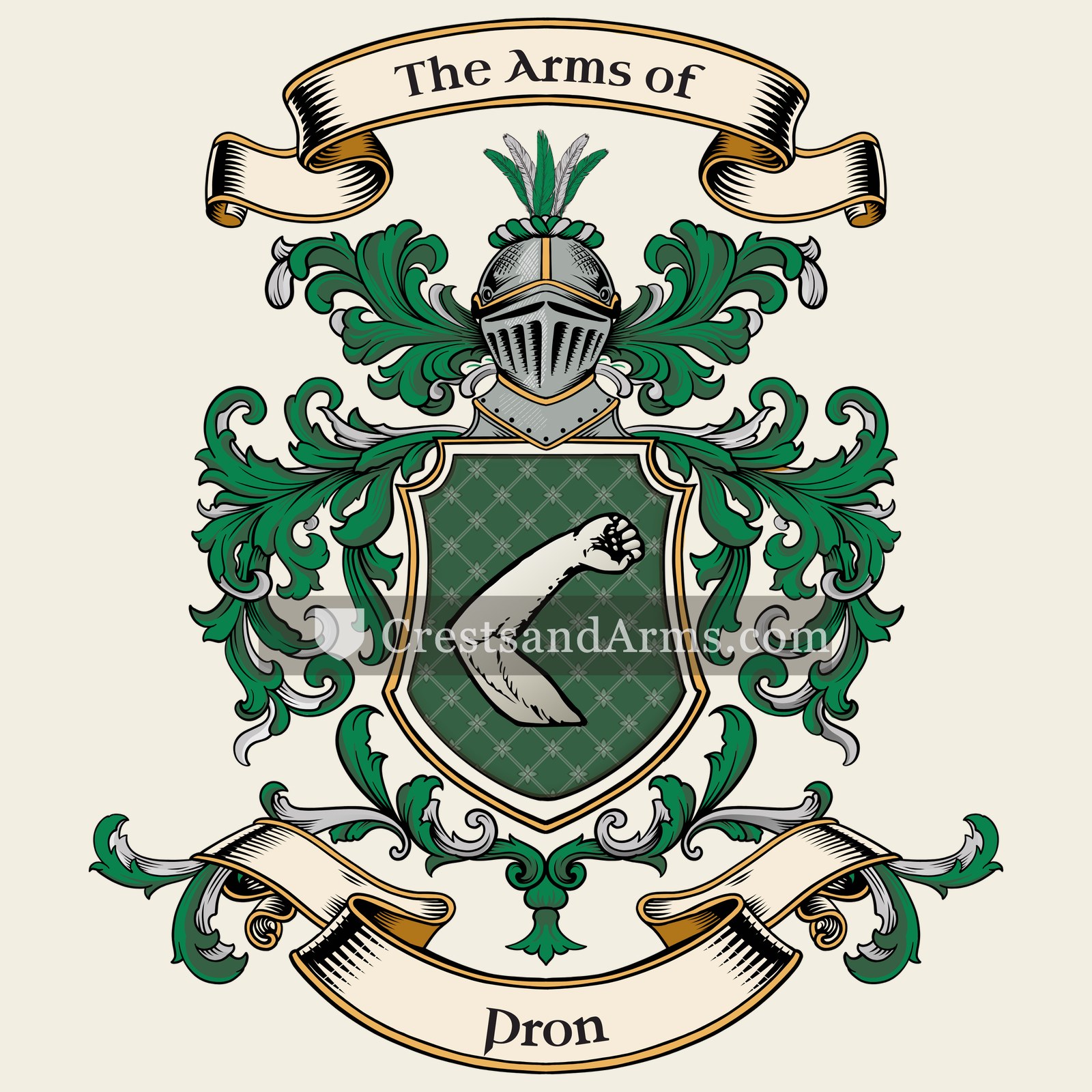 The Pron coat of arms