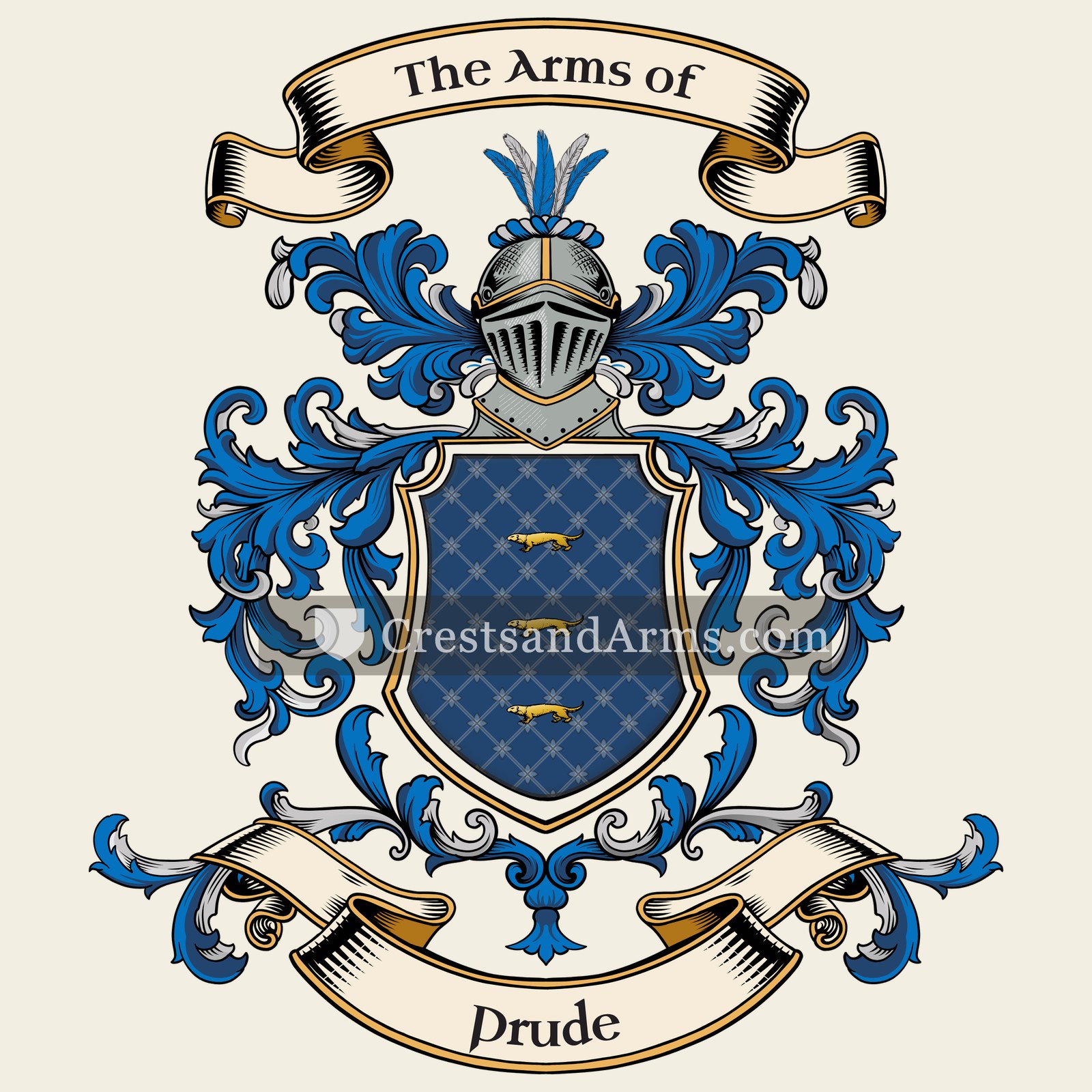The Prude coat of arms