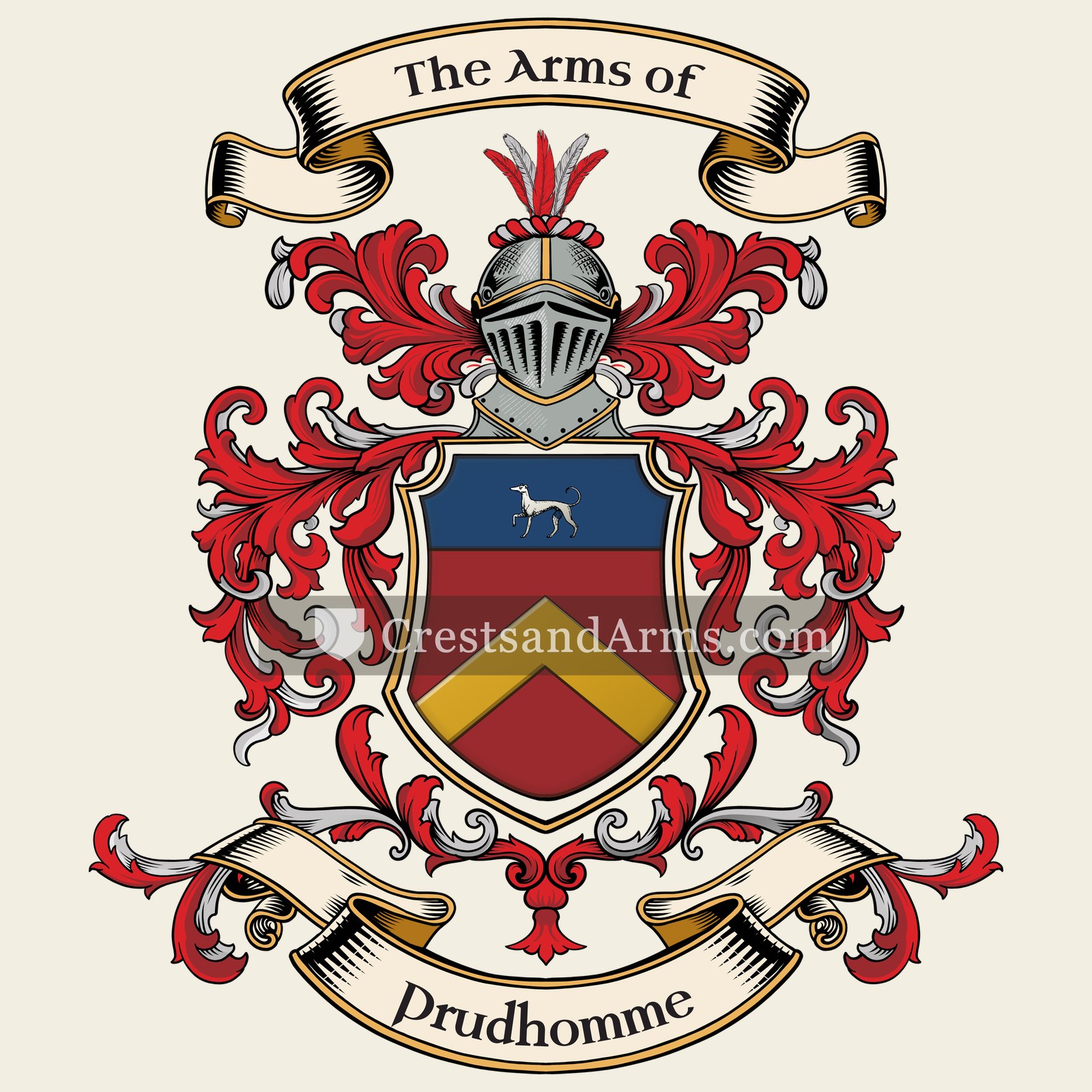 The Prudhomme coat of arms