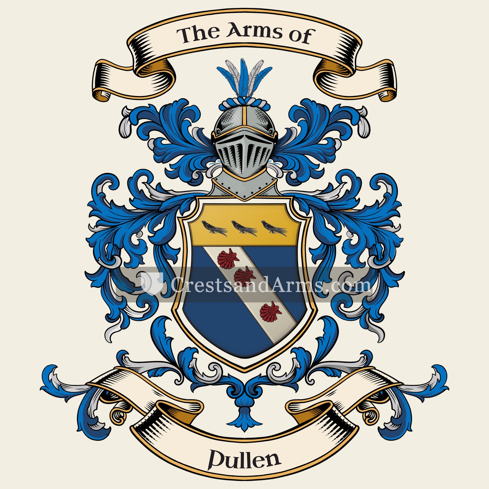The Pullen coat of arms