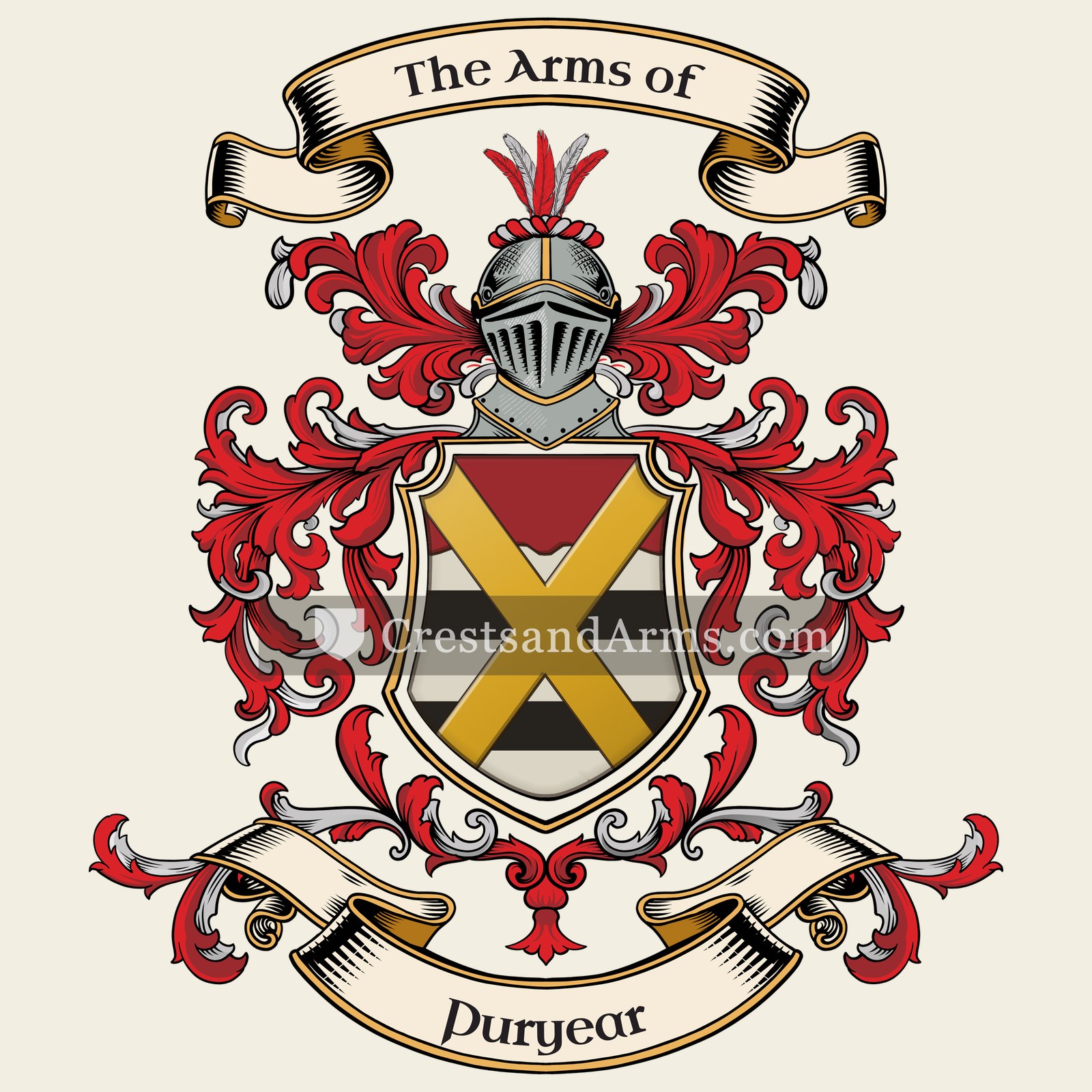 The Puryear coat of arms
