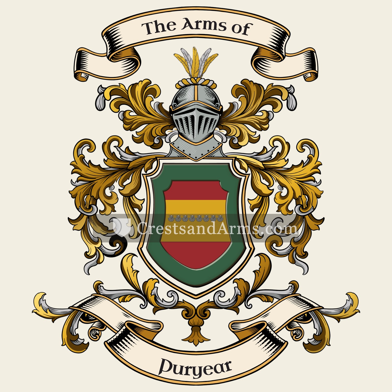 The Puryear coat of arms