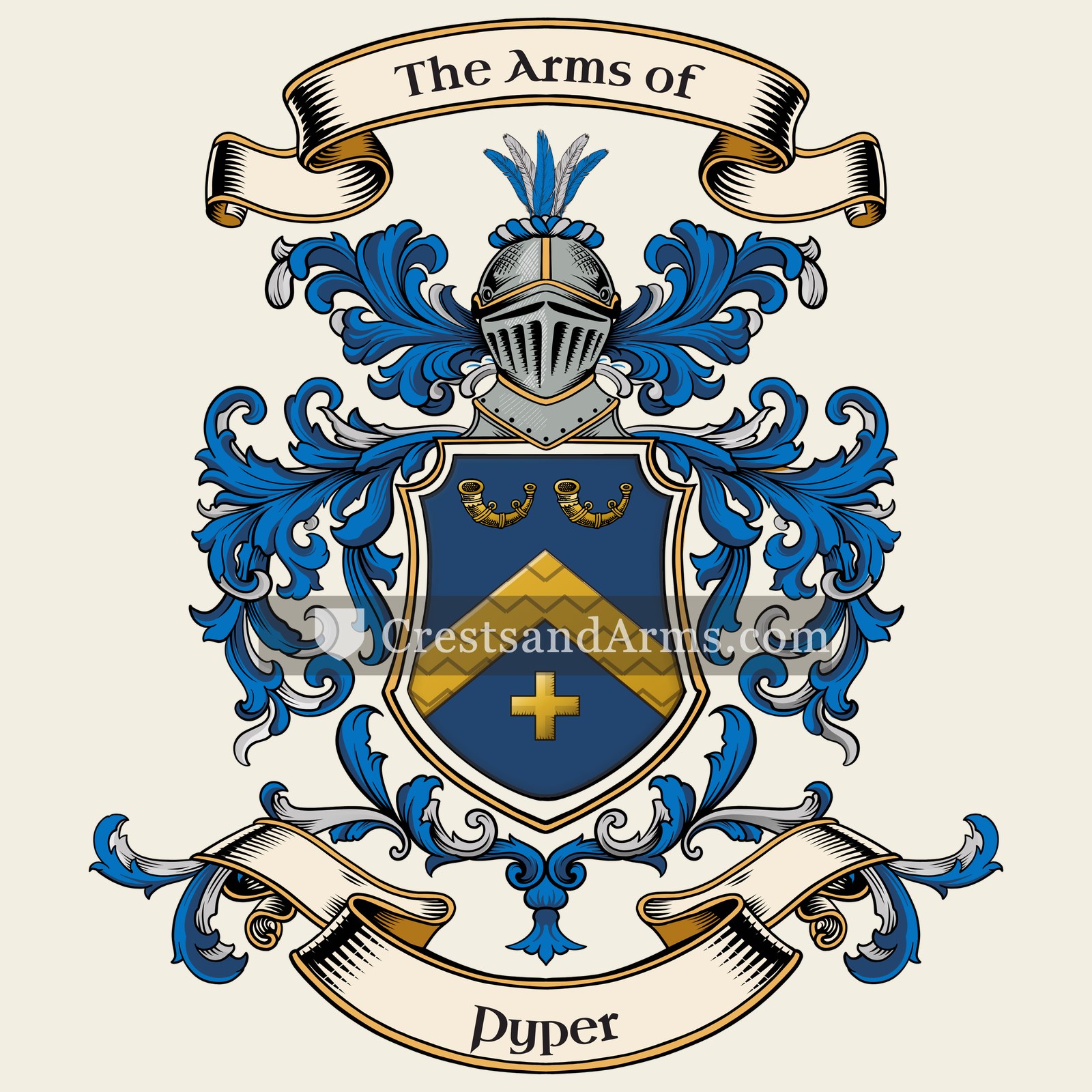 The Pyper coat of arms