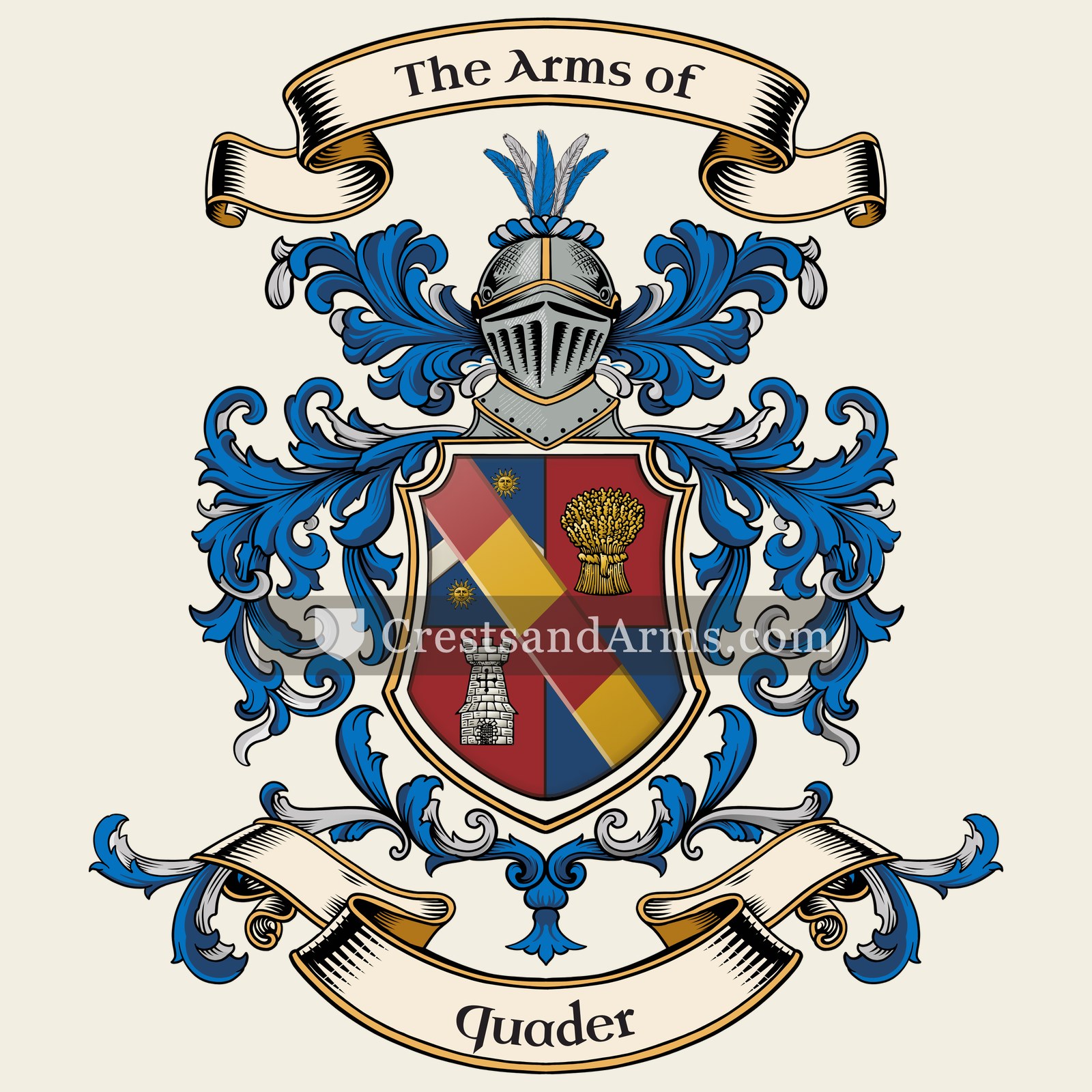 The Quader coat of arms