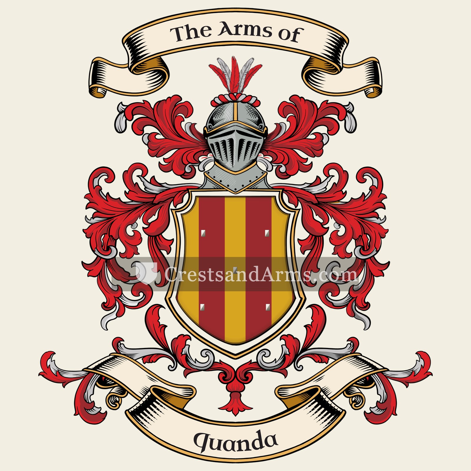 The Quanda coat of arms