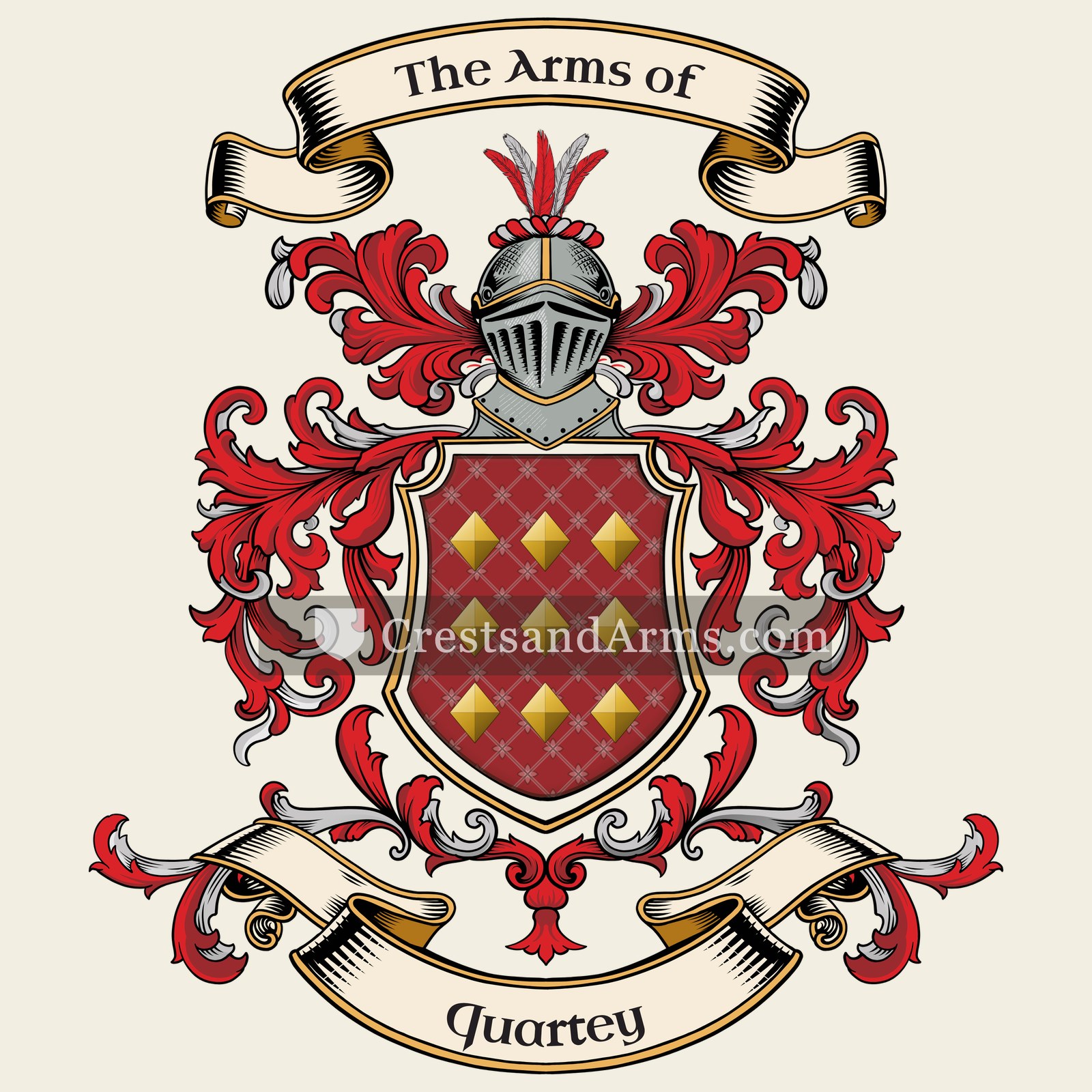 The Quartey coat of arms