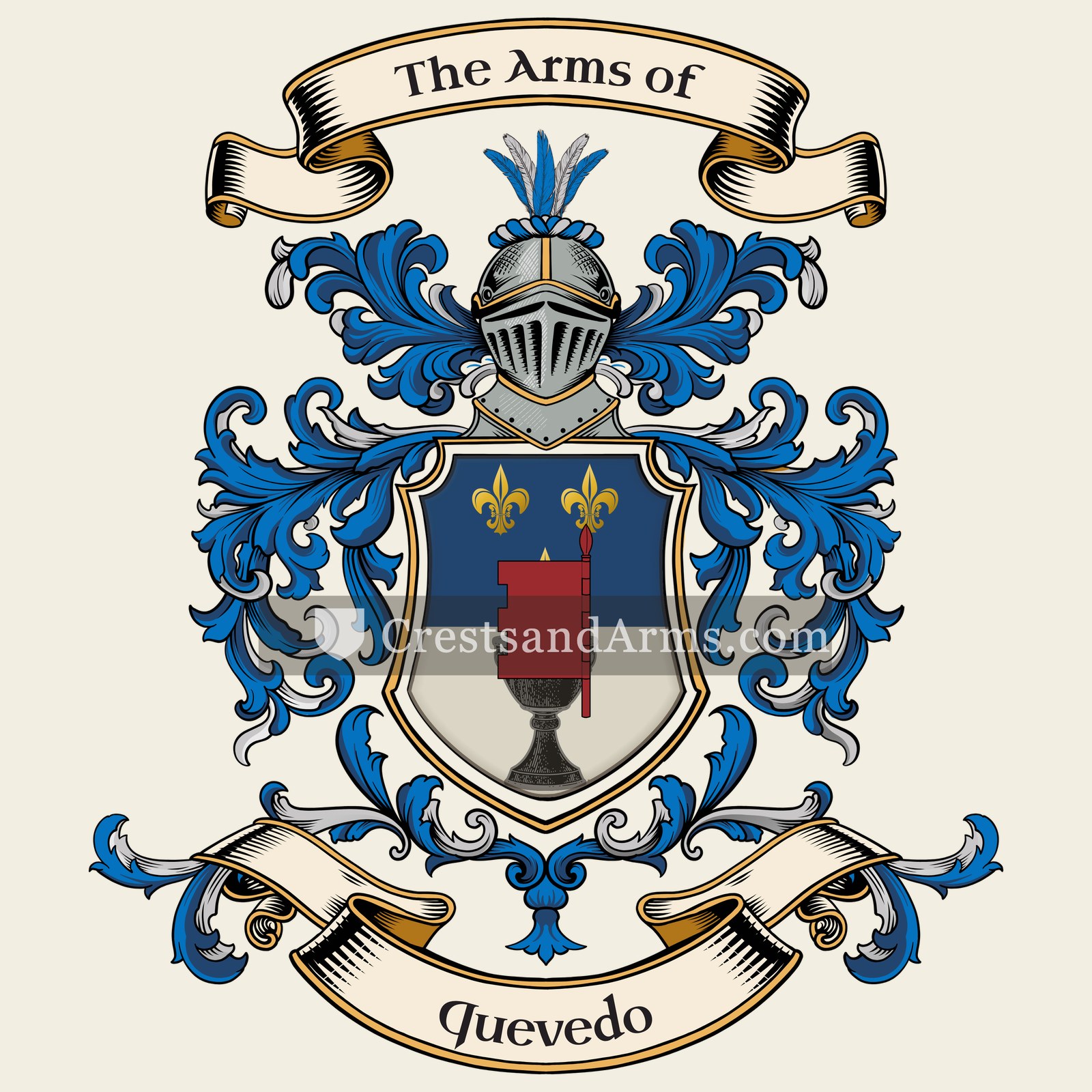 The Quevedo coat of arms