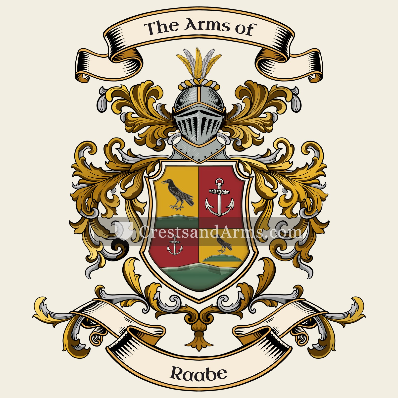 The Raabe coat of arms