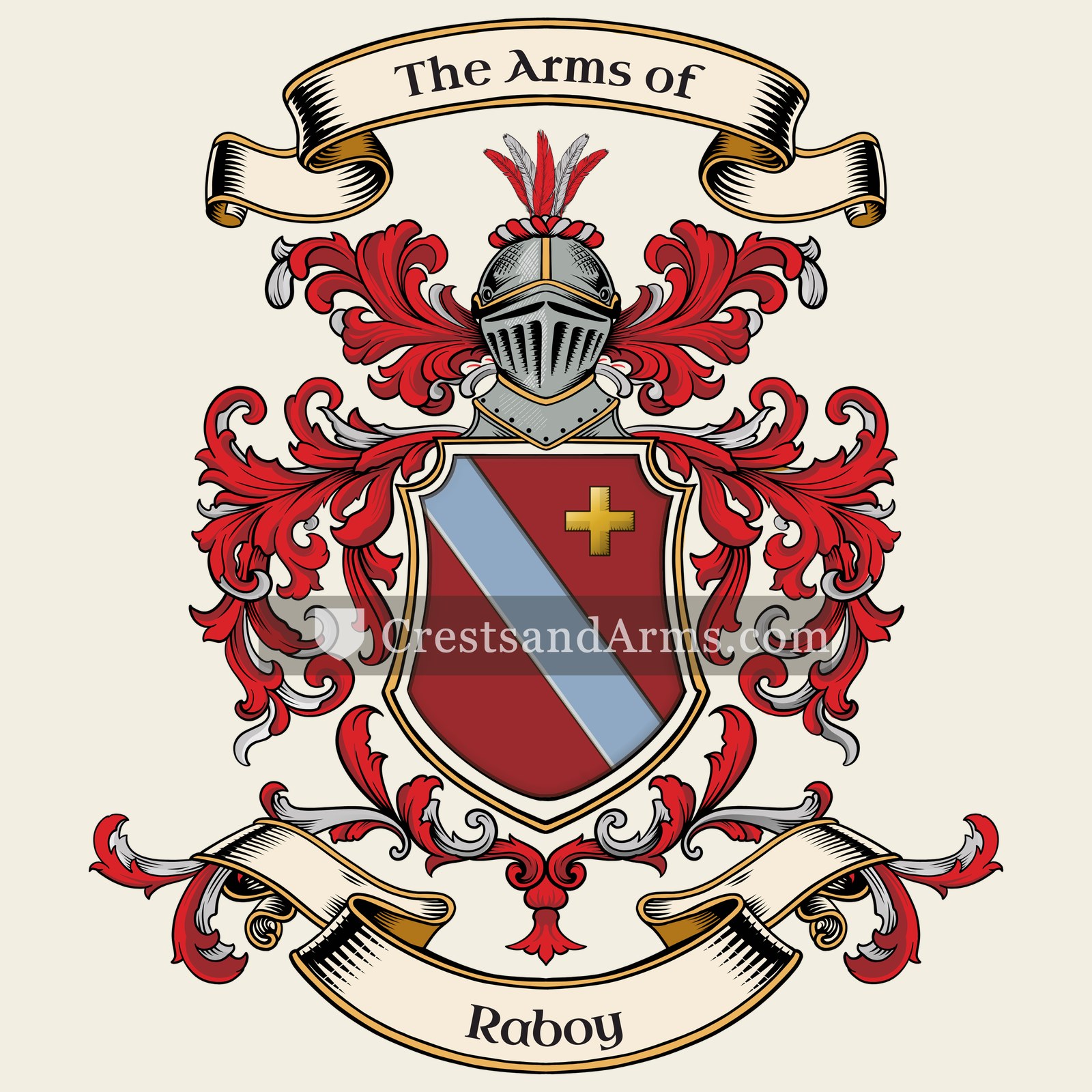 The Raboy coat of arms
