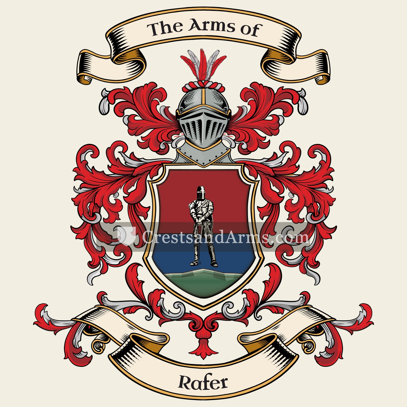 The Rafer coat of arms
