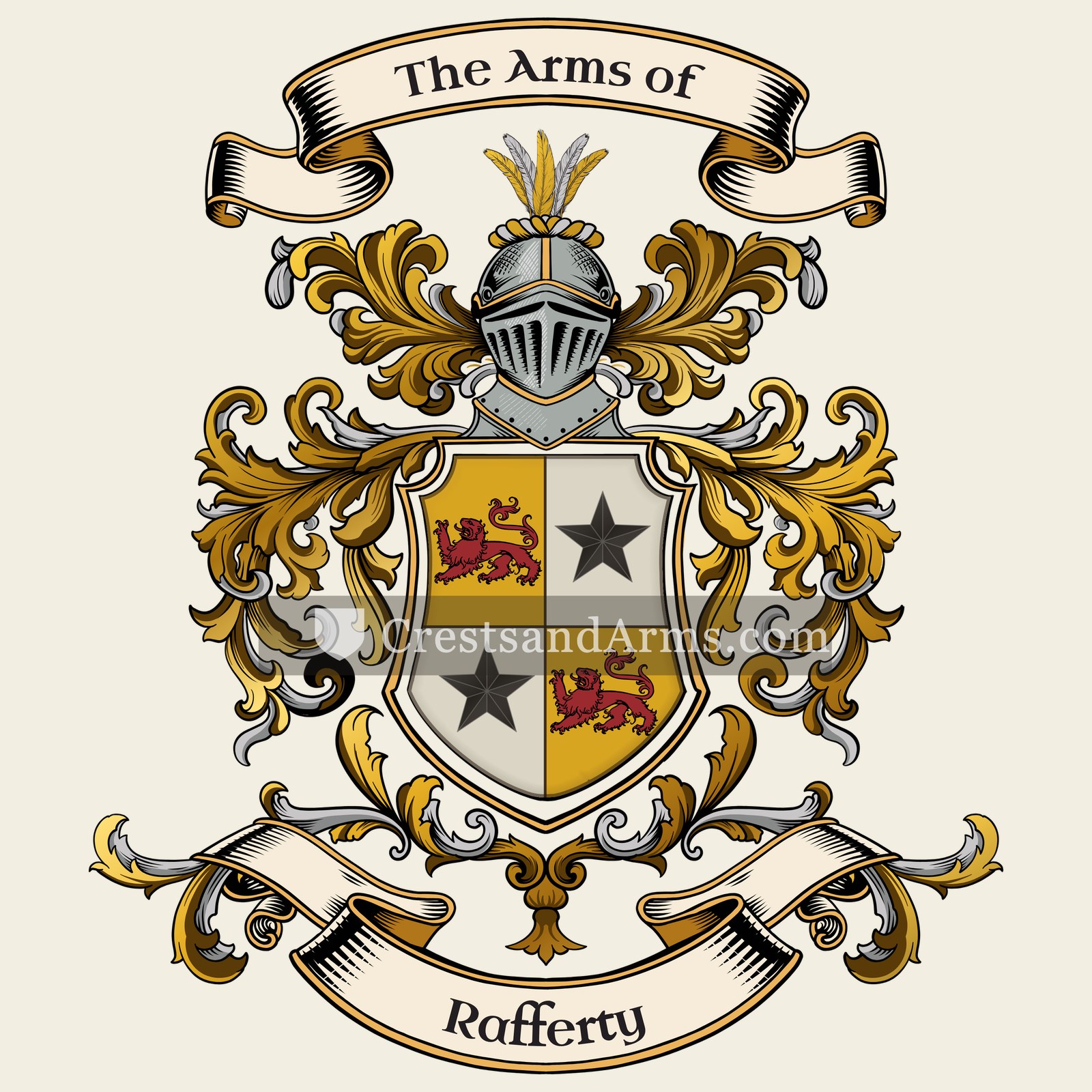 The Rafferty coat of arms