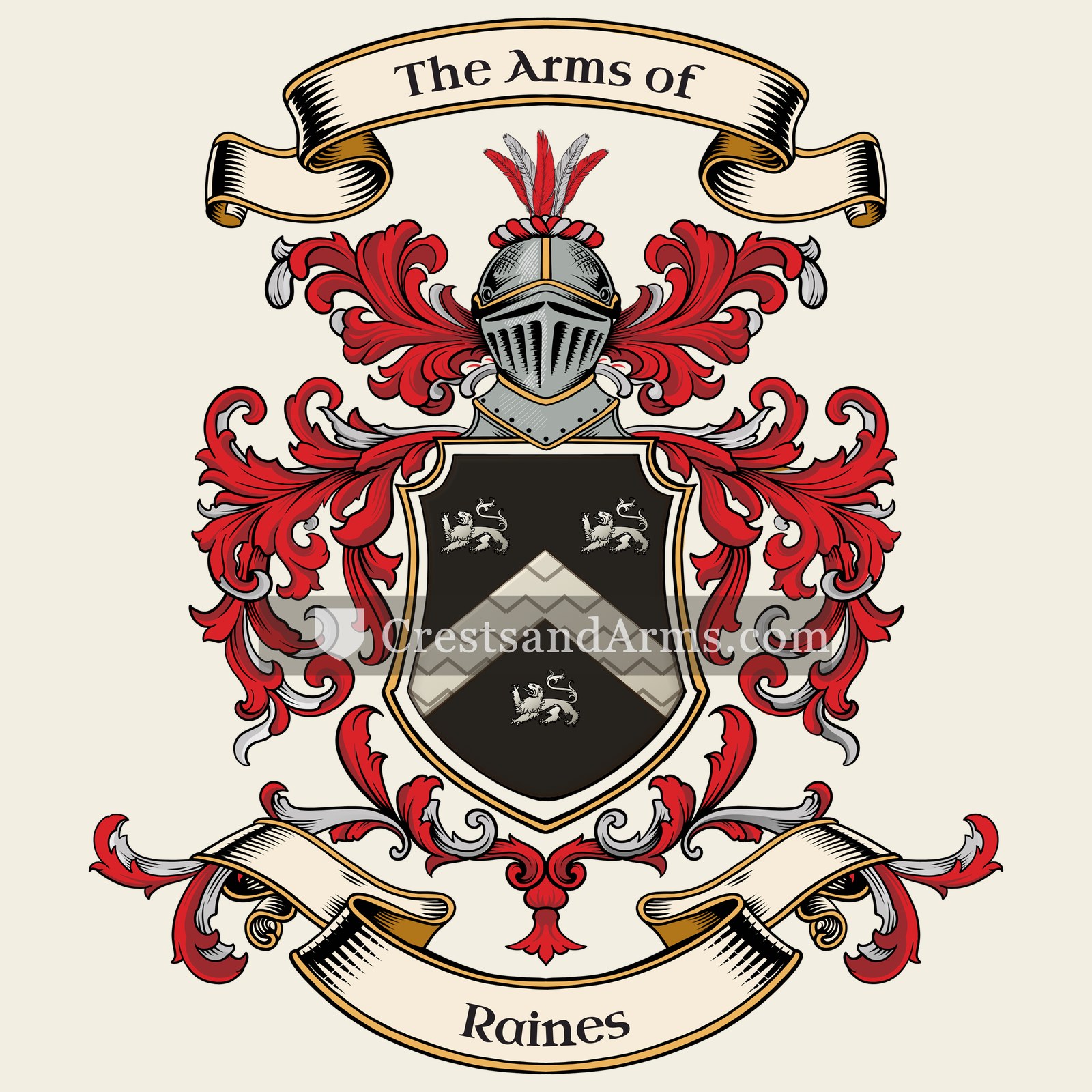 The Raines coat of arms
