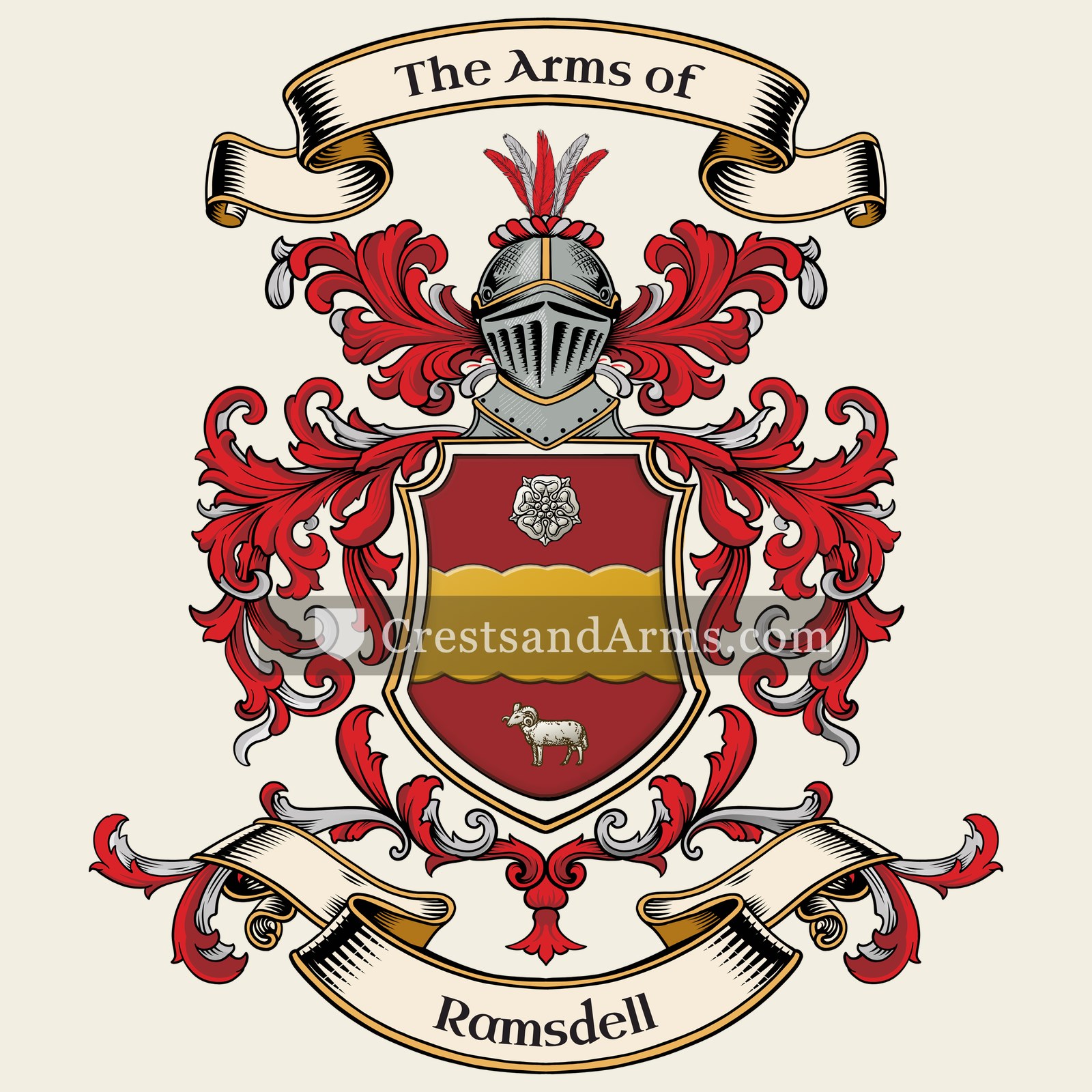 The Ramsdell coat of arms