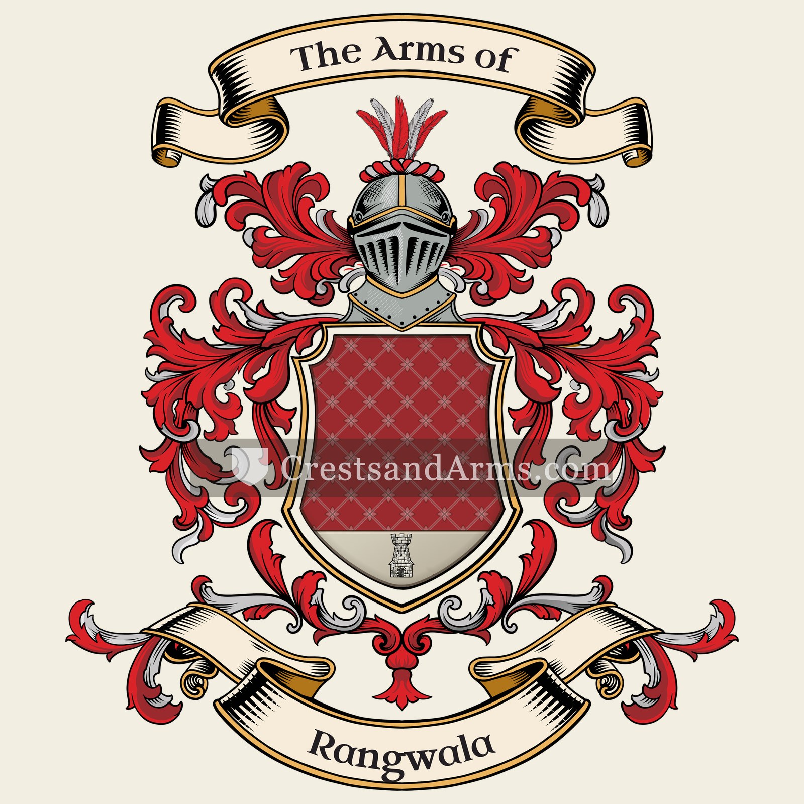 The Rangwala coat of arms