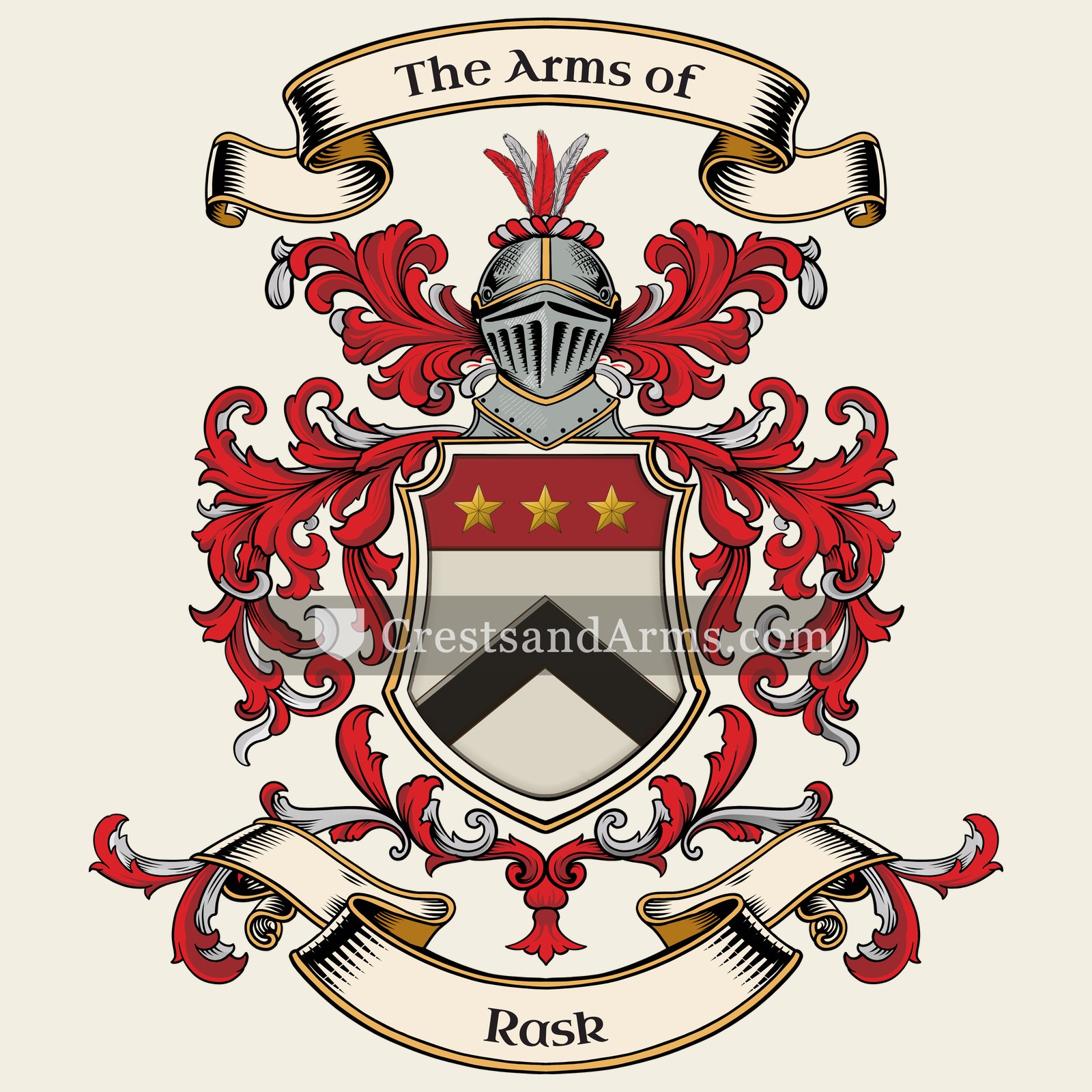 The Rask coat of arms