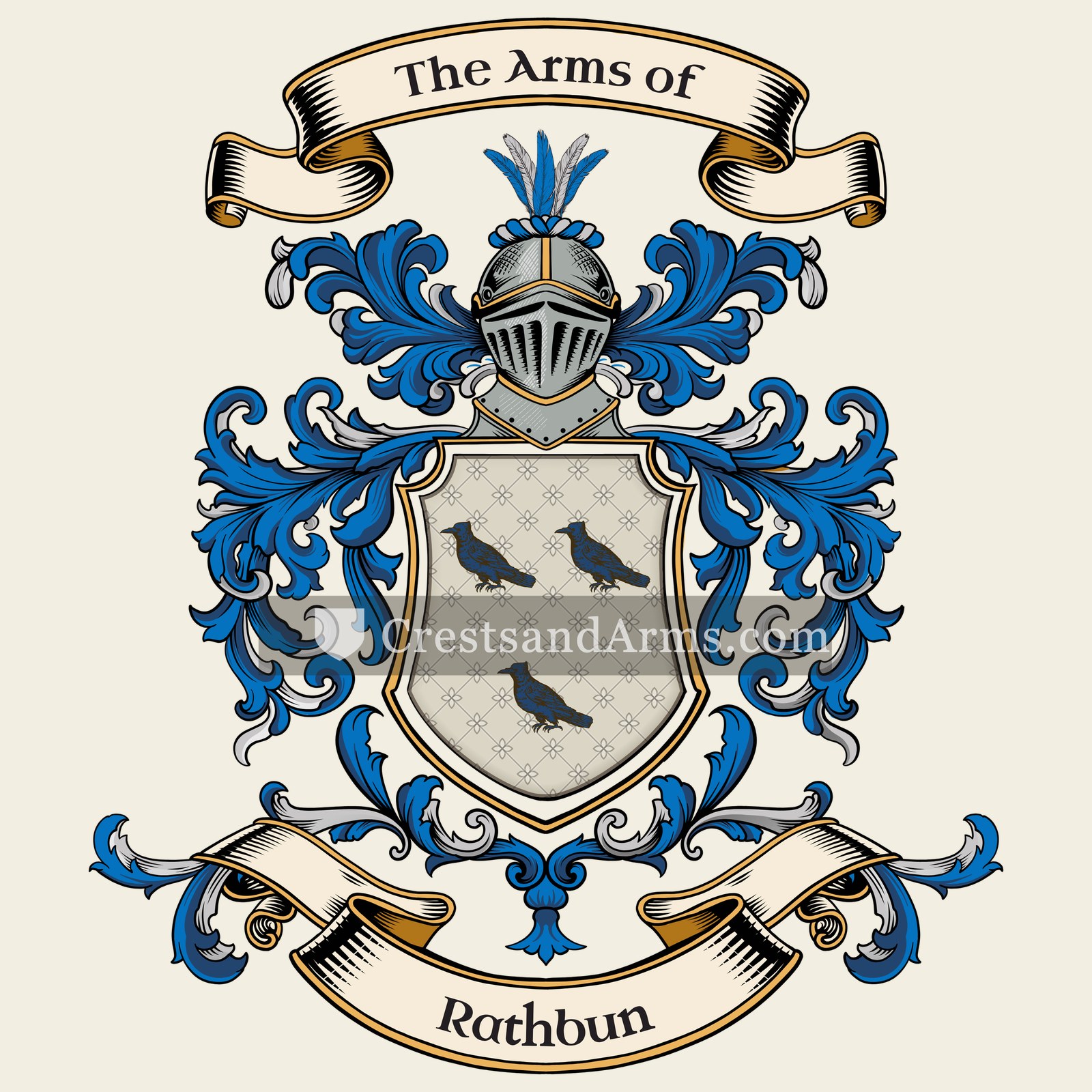 The Rathbun coat of arms