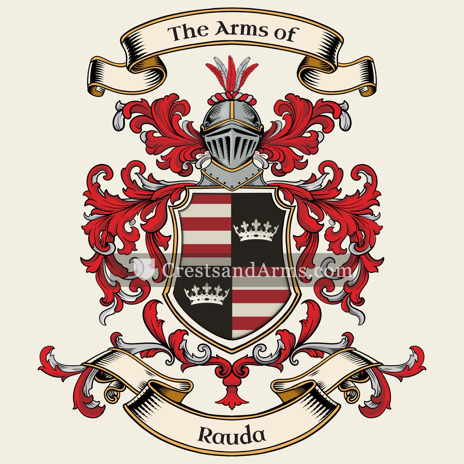 The Rauda coat of arms