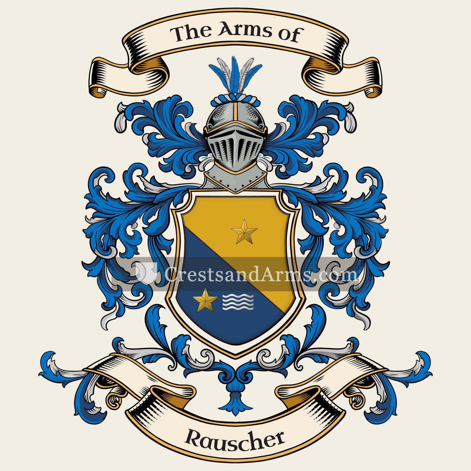 The Rauscher coat of arms