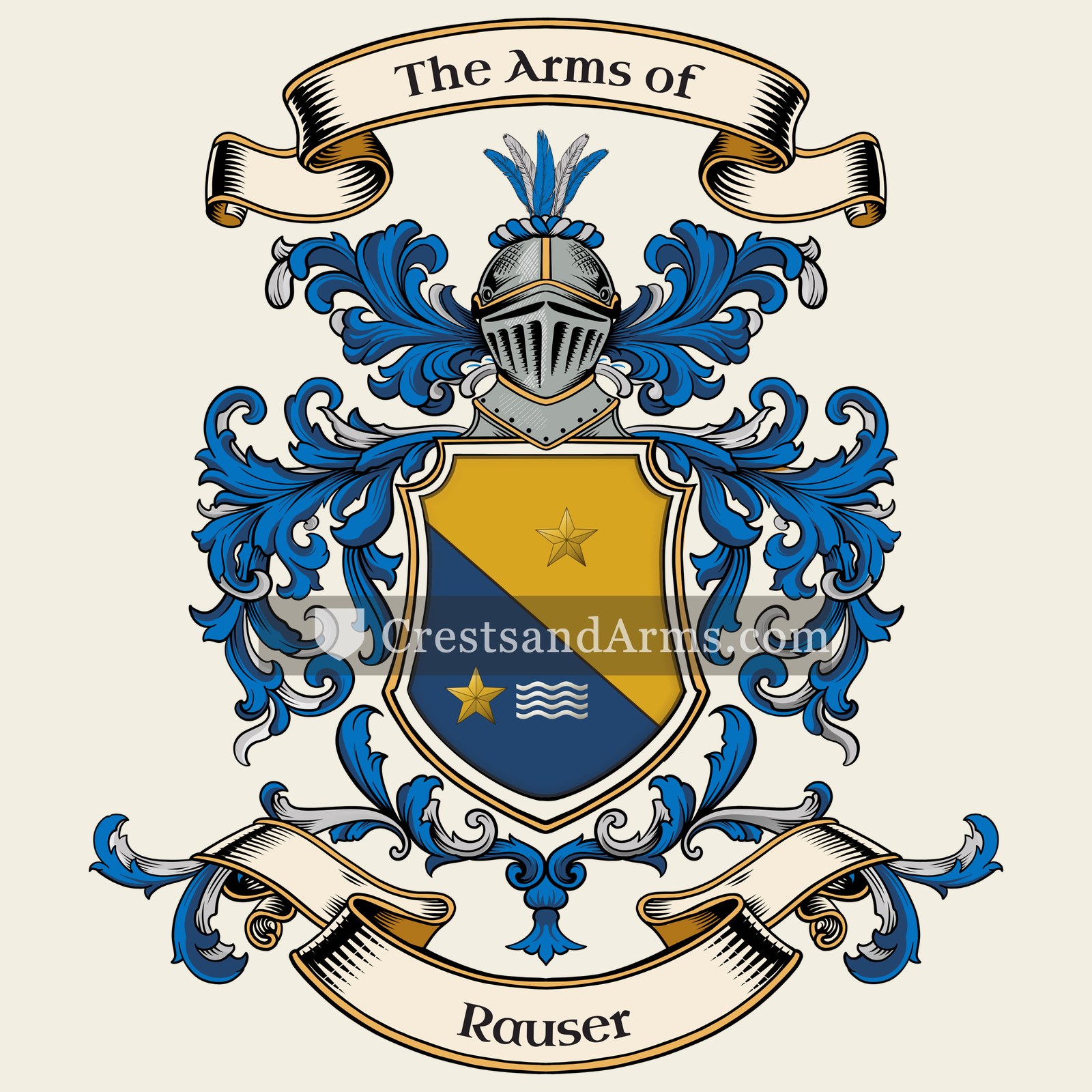 The Rauser coat of arms