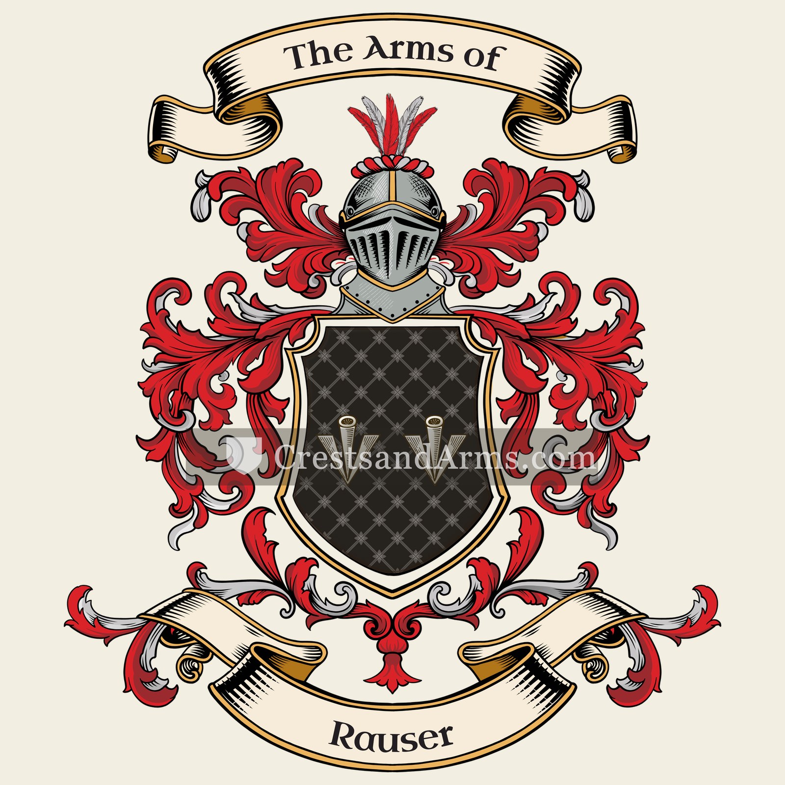 The Rauser coat of arms