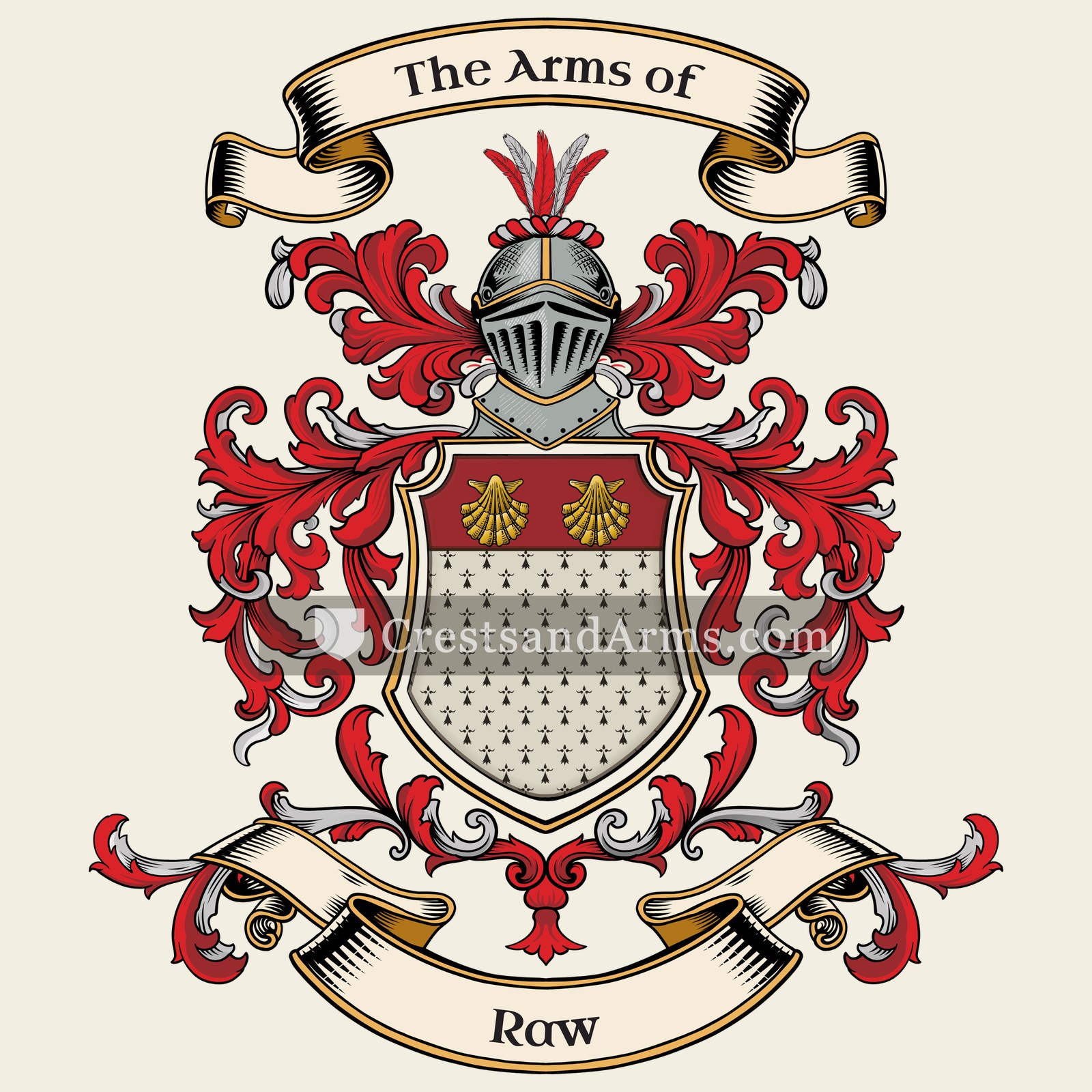 The Raw coat of arms