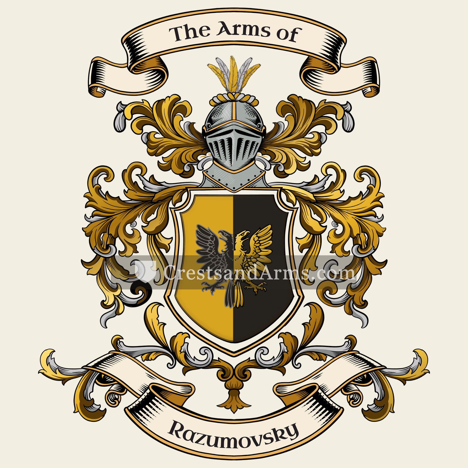 The Razumovsky coat of arms