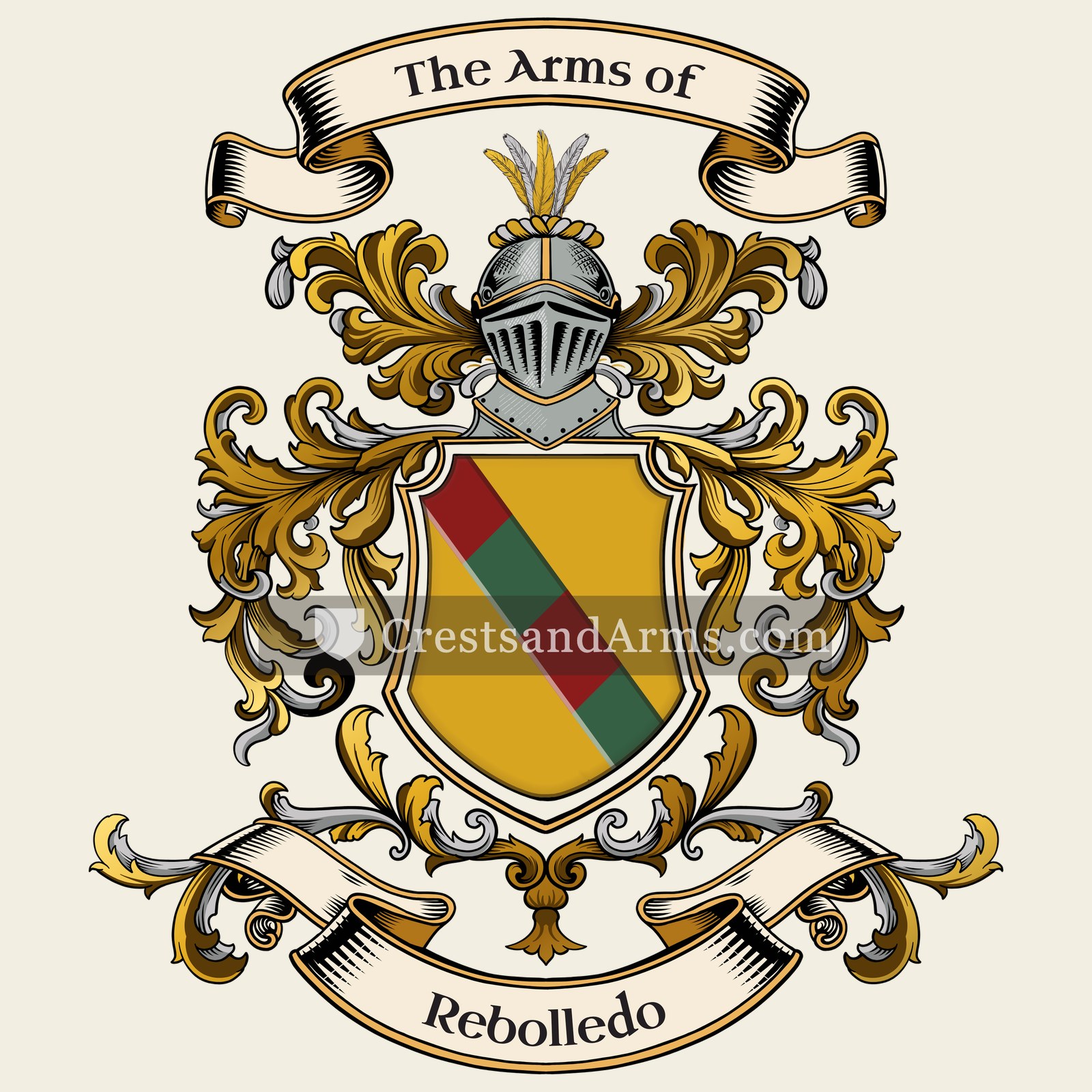 The Rebolledo coat of arms