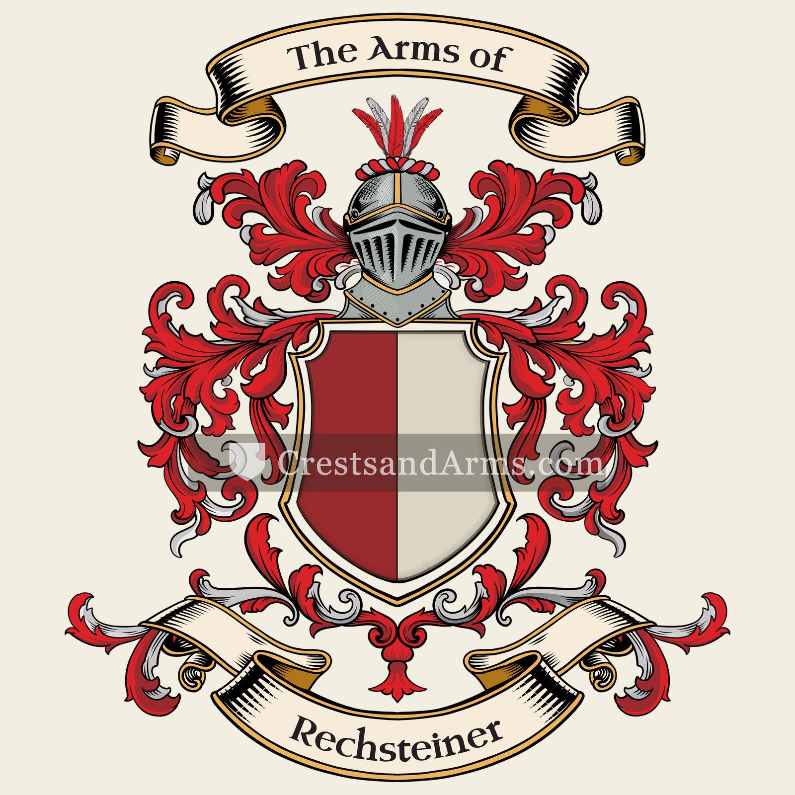 The Rechsteiner coat of arms