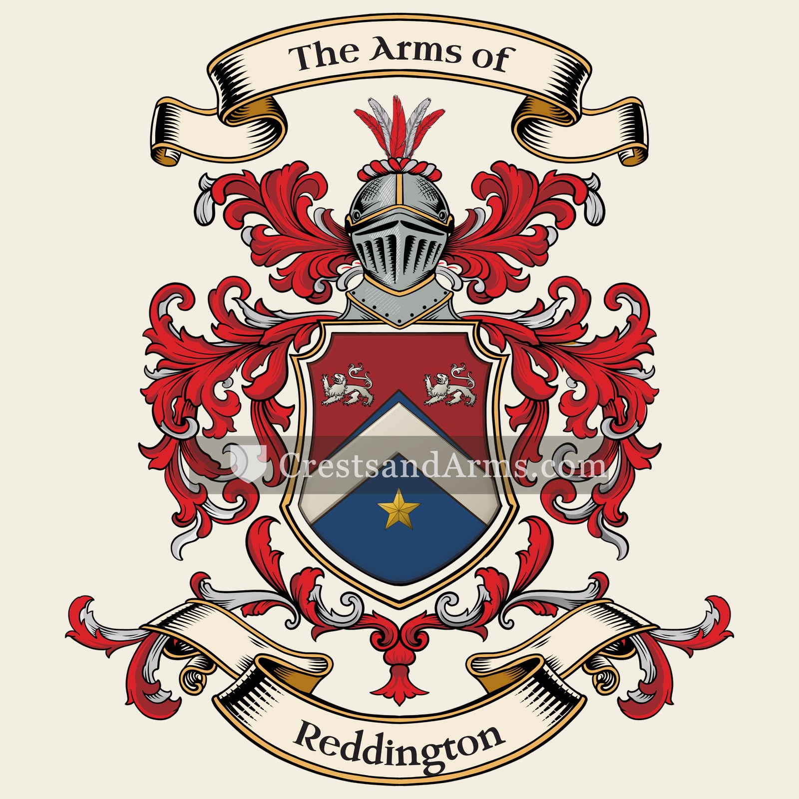 The Reddington coat of arms