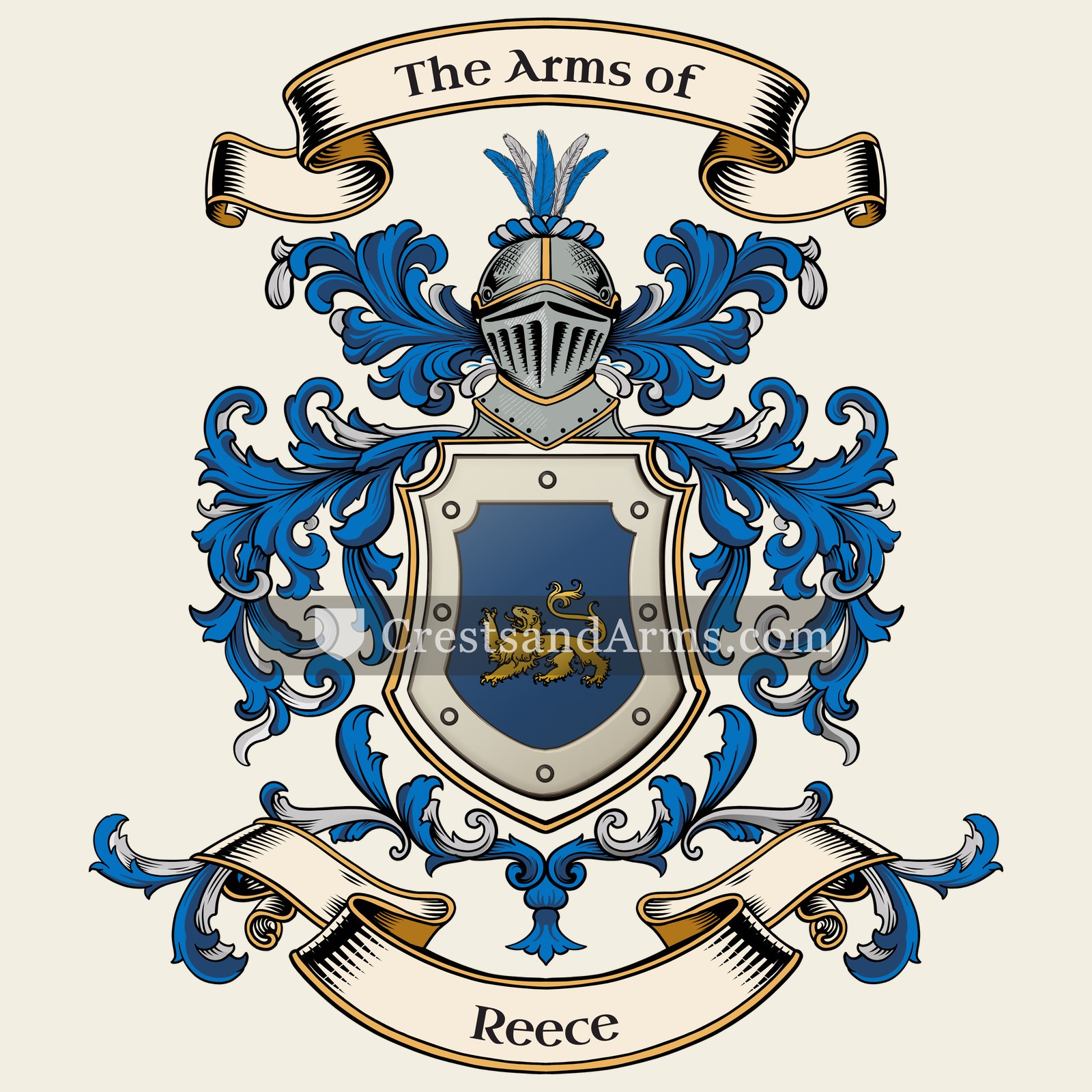 The Reece coat of arms
