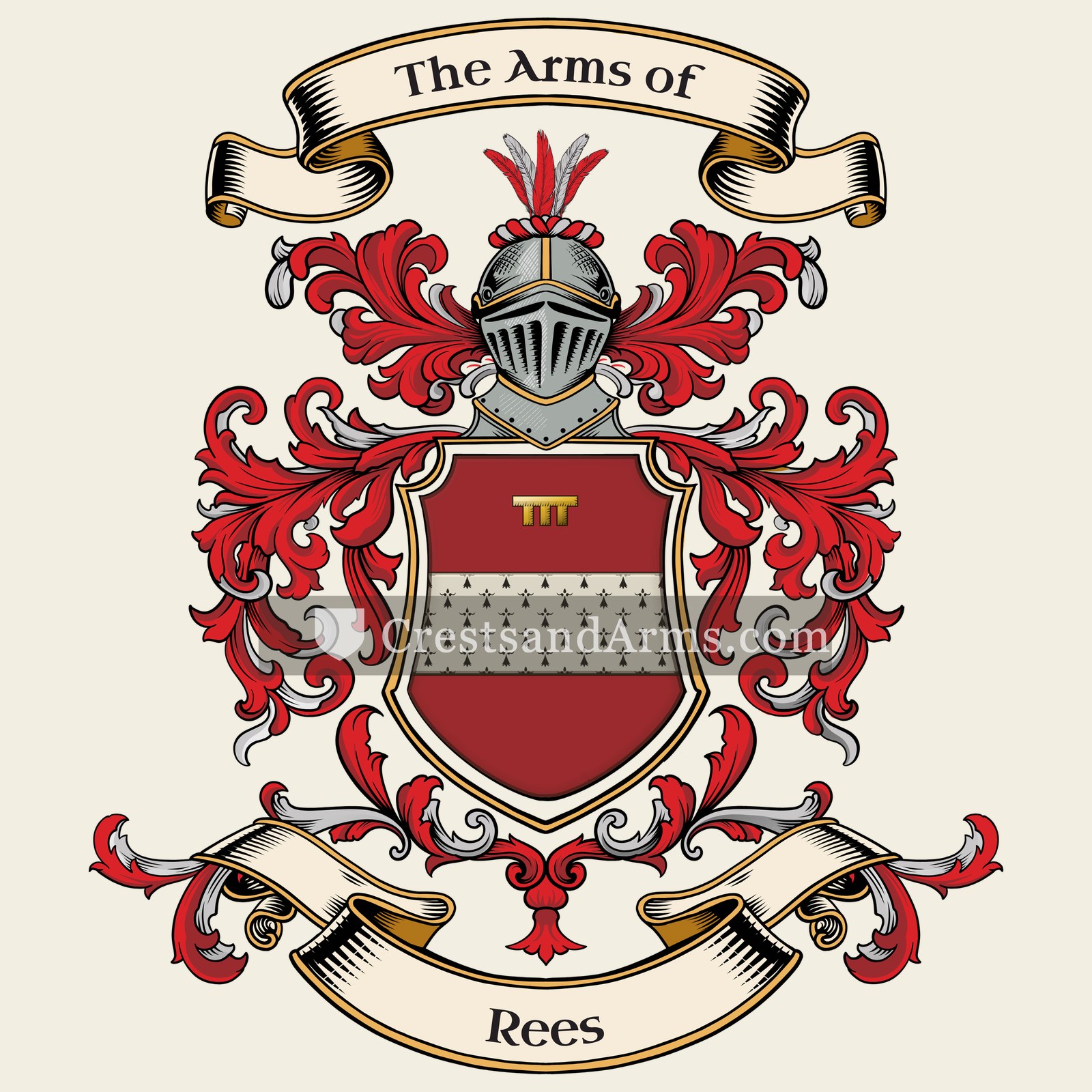 The Rees coat of arms