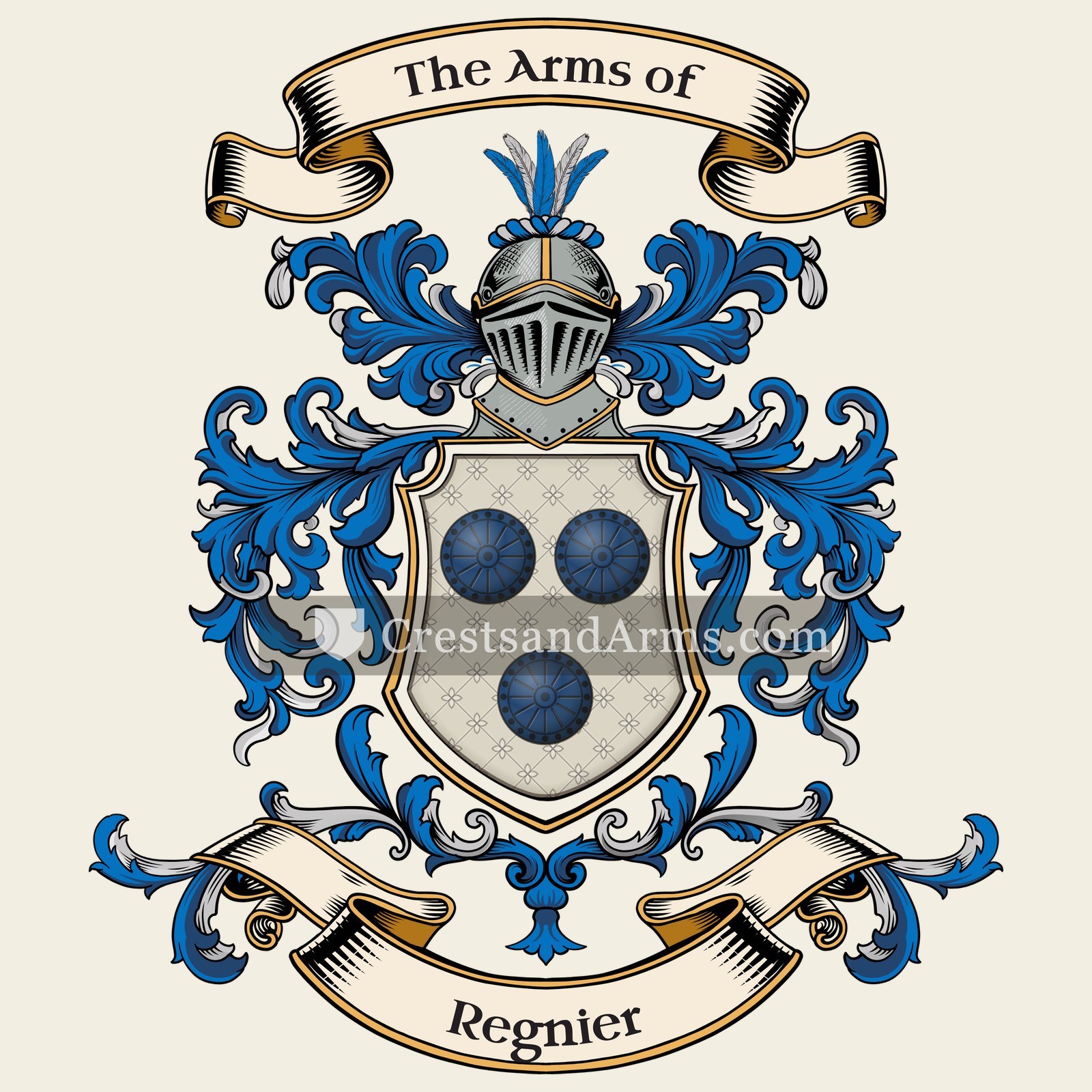 The Regnier coat of arms