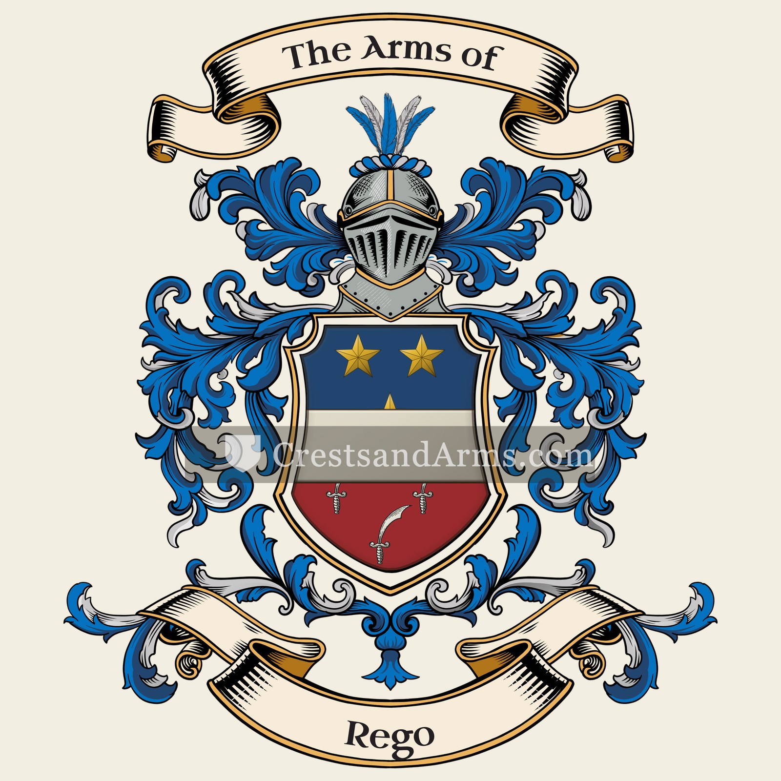 The Rego coat of arms