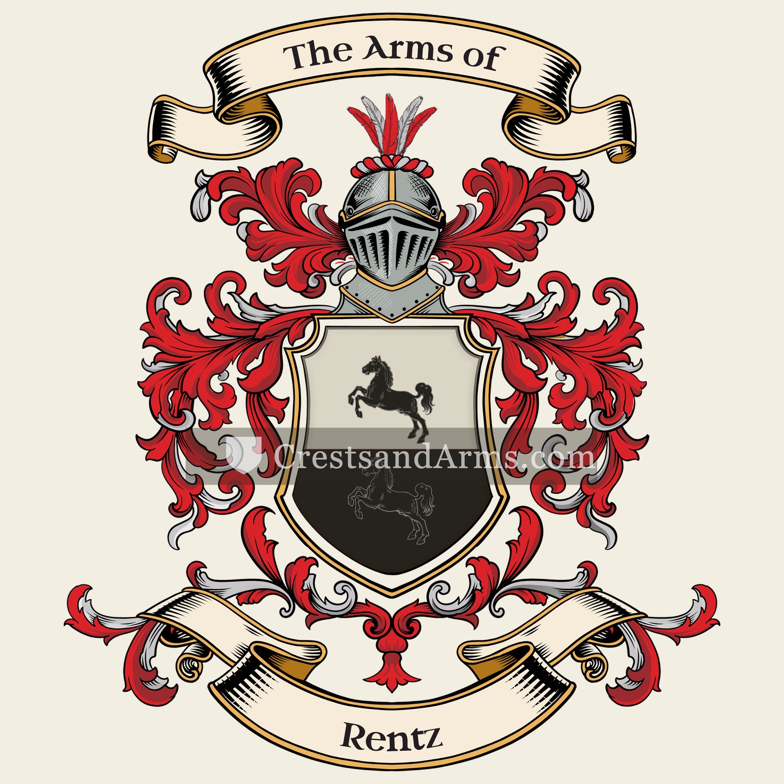 The Rentz coat of arms