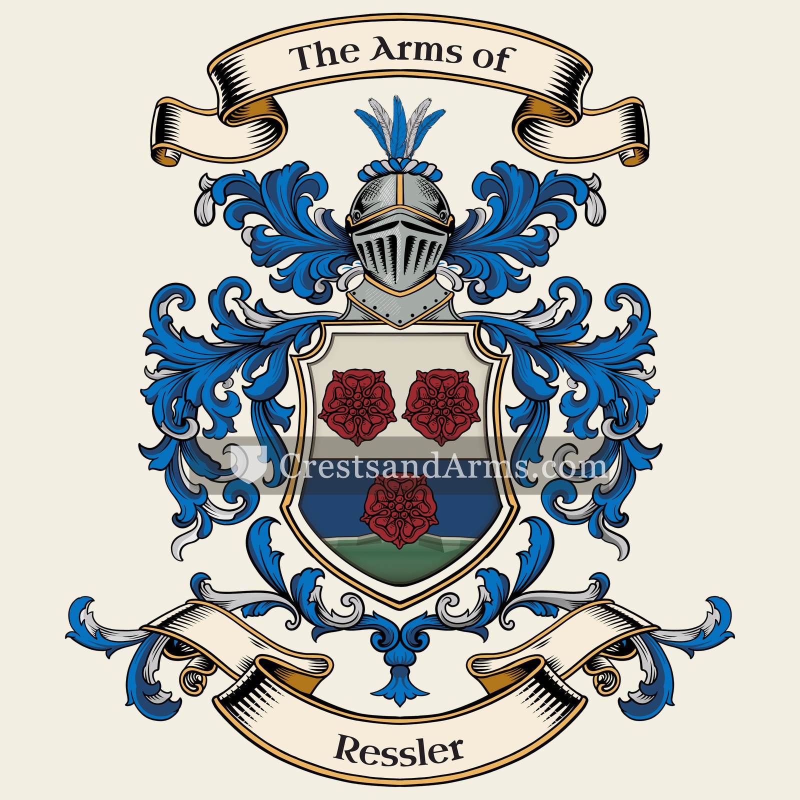 The Ressler coat of arms