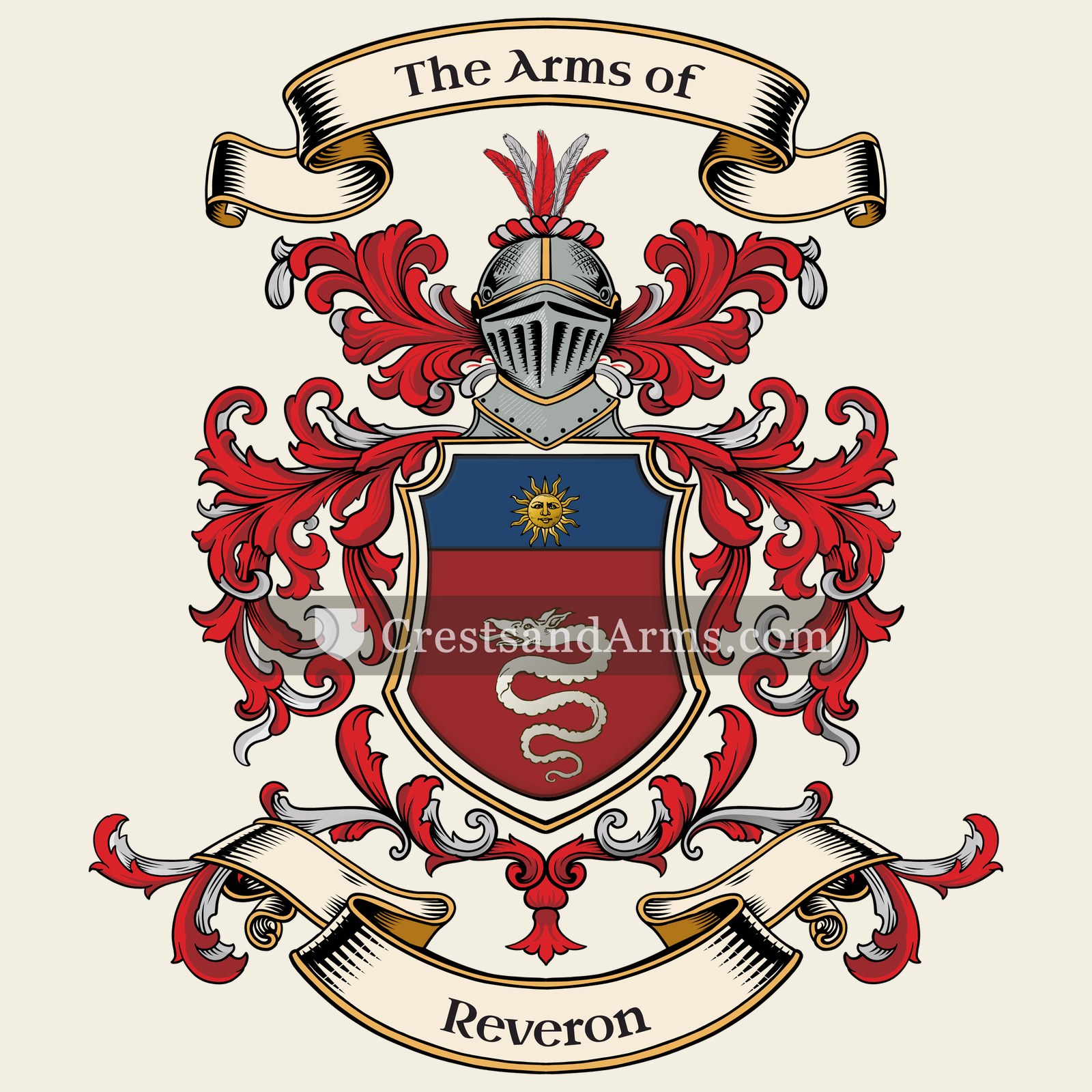The Reveron coat of arms